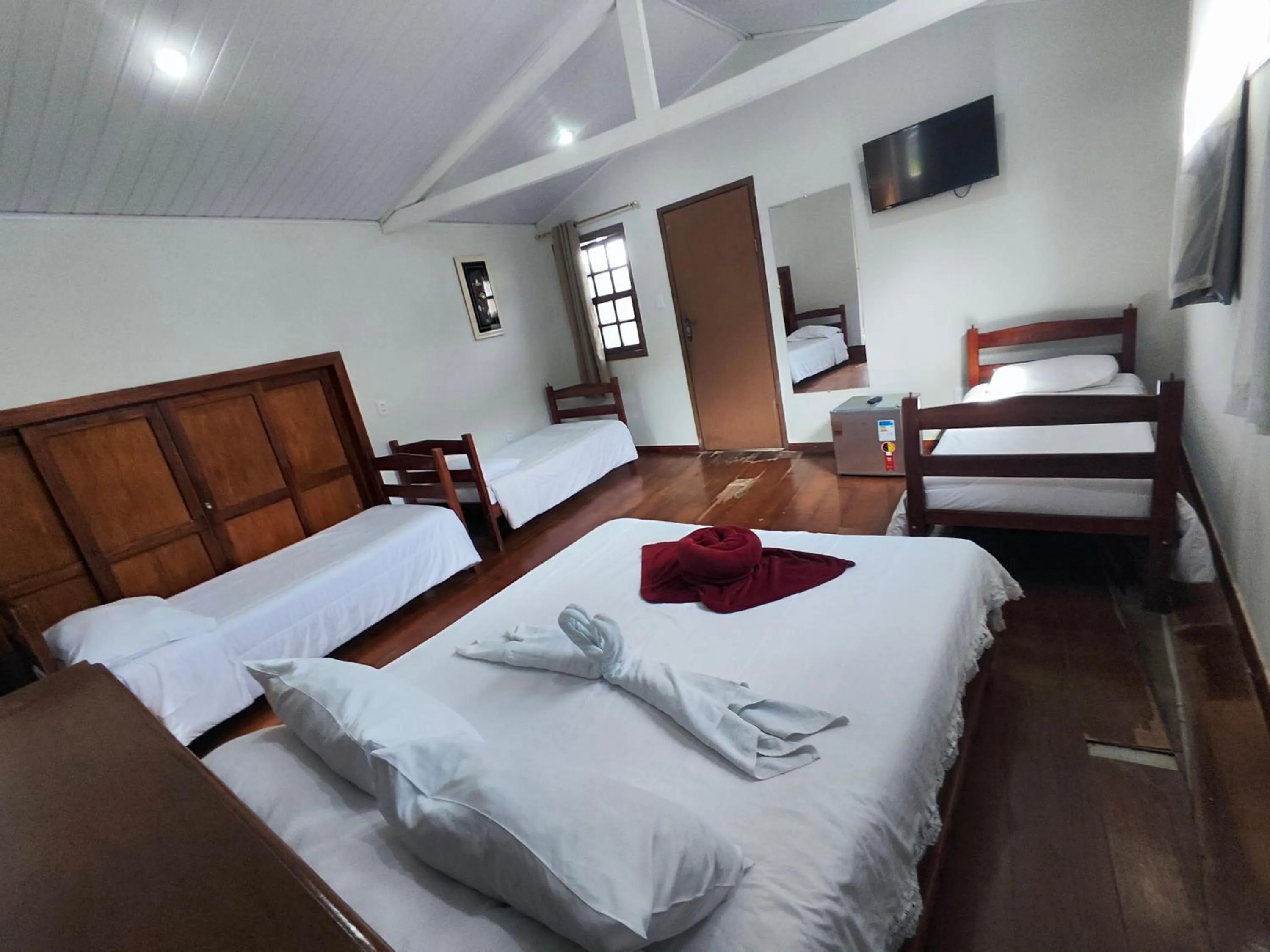 Bed in Pousada Flor de Lis