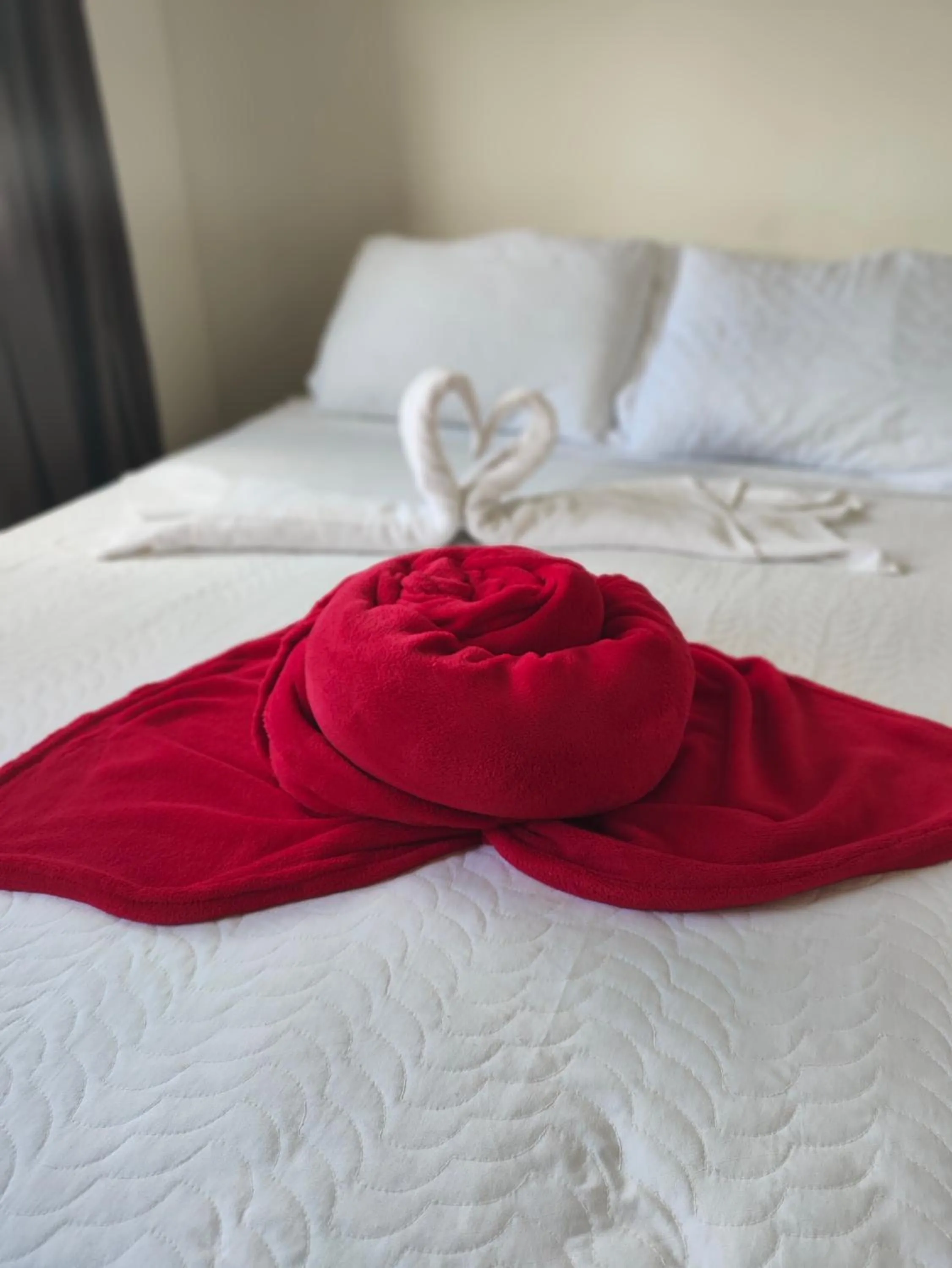 Bed in Pousada Flor de Lis