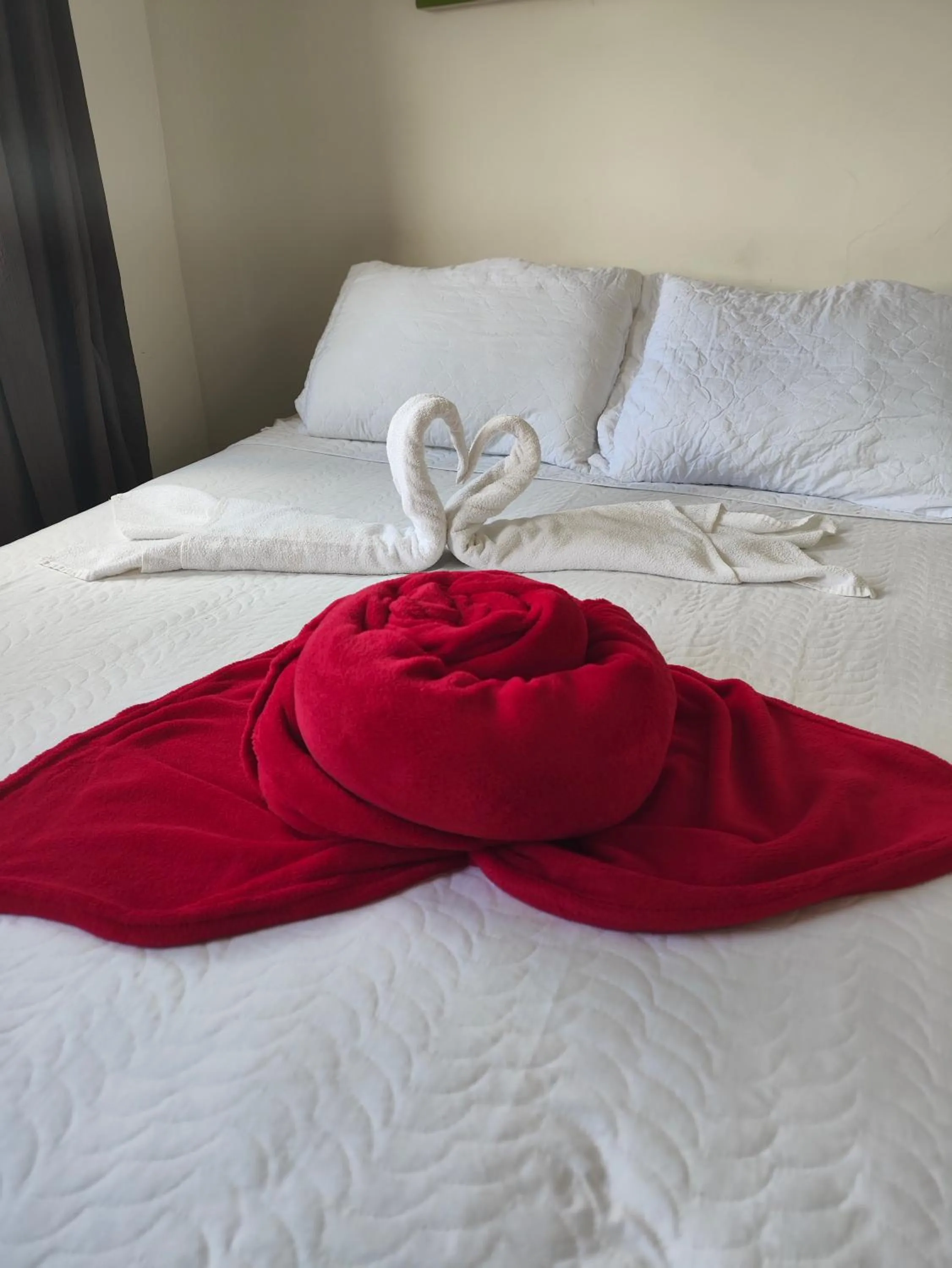 Bed in Pousada Flor de Lis