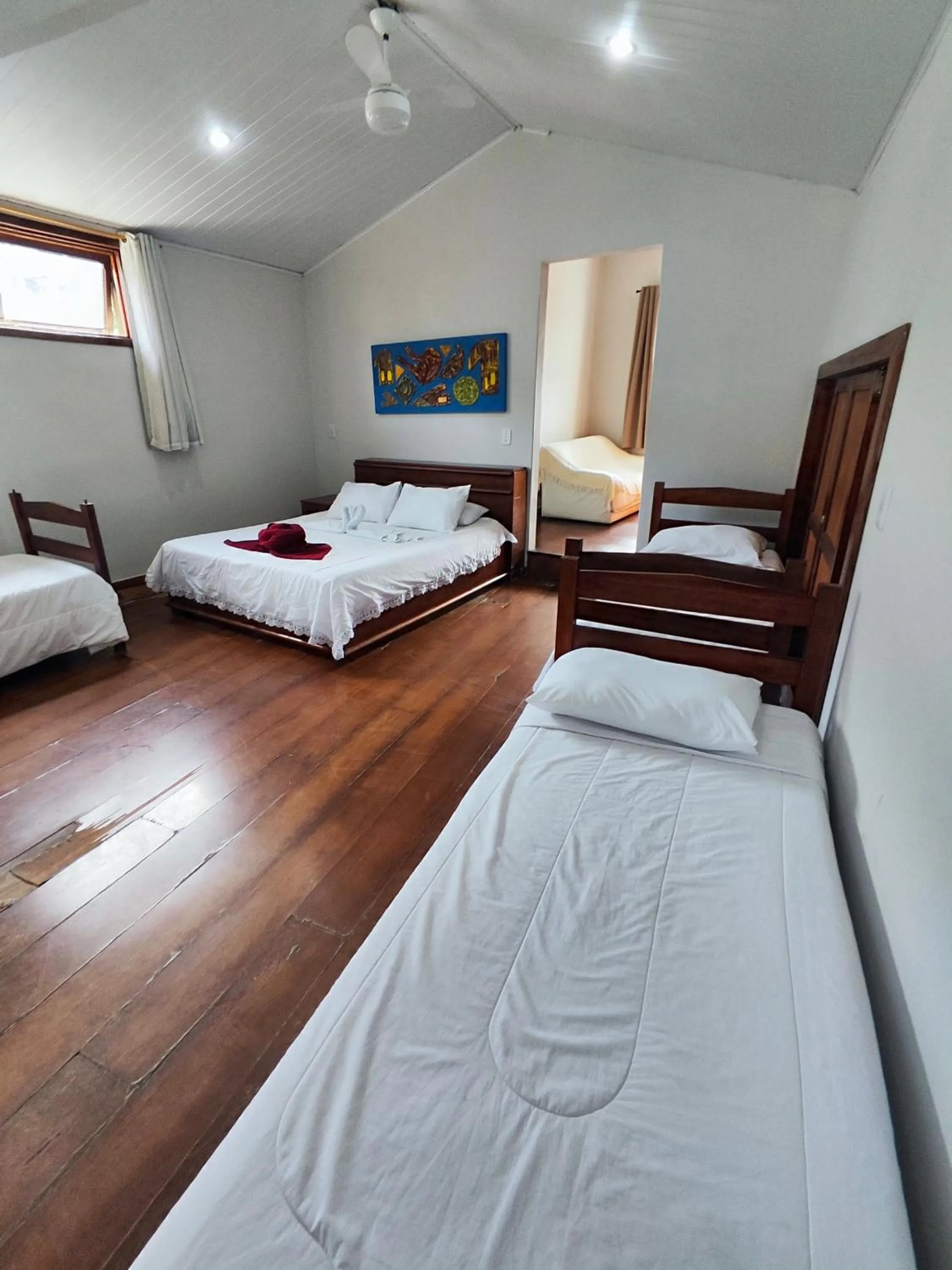 Bed in Pousada Flor de Lis