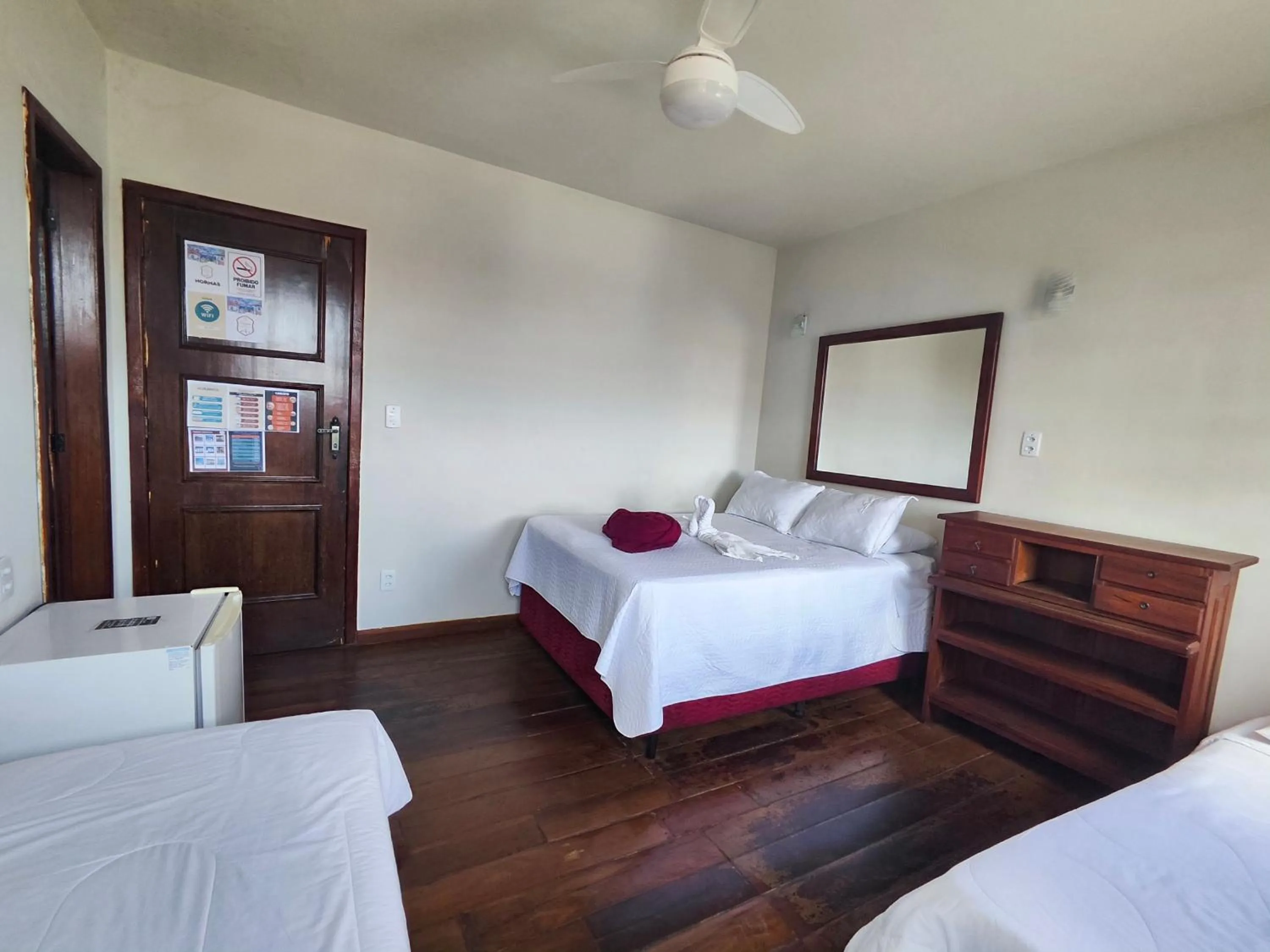 Bed in Pousada Flor de Lis