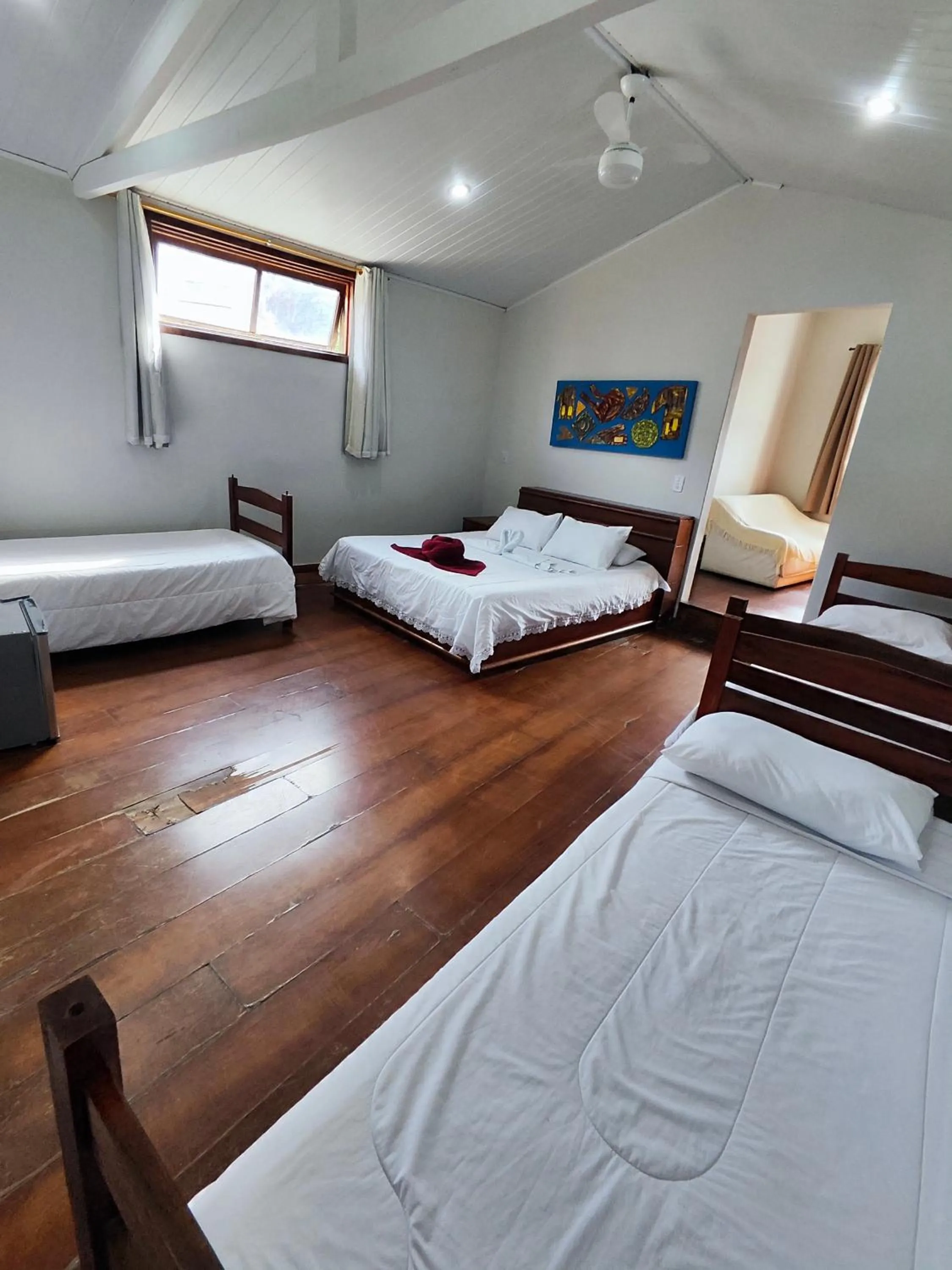 Bed in Pousada Flor de Lis