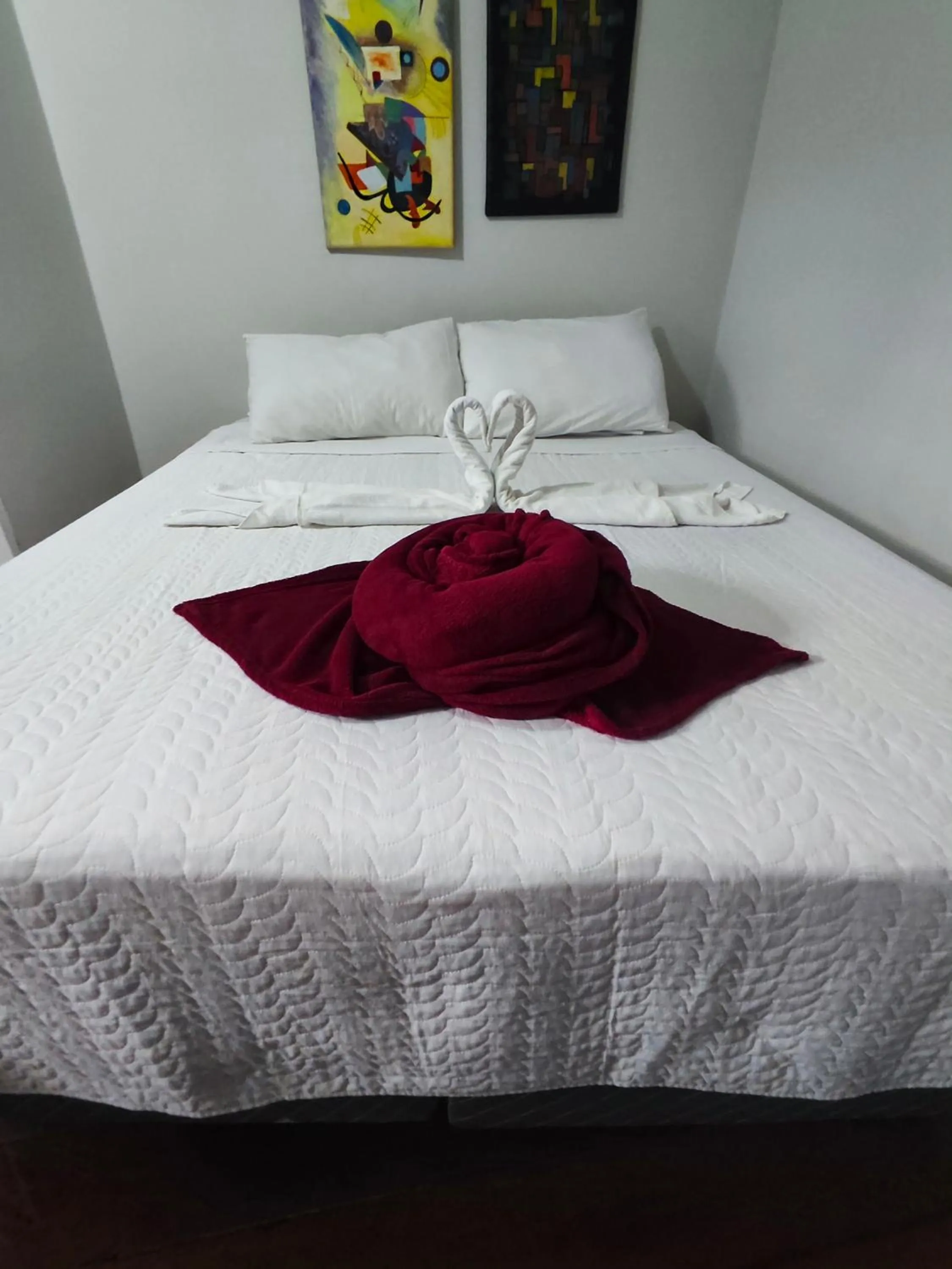 Bed in Pousada Flor de Lis