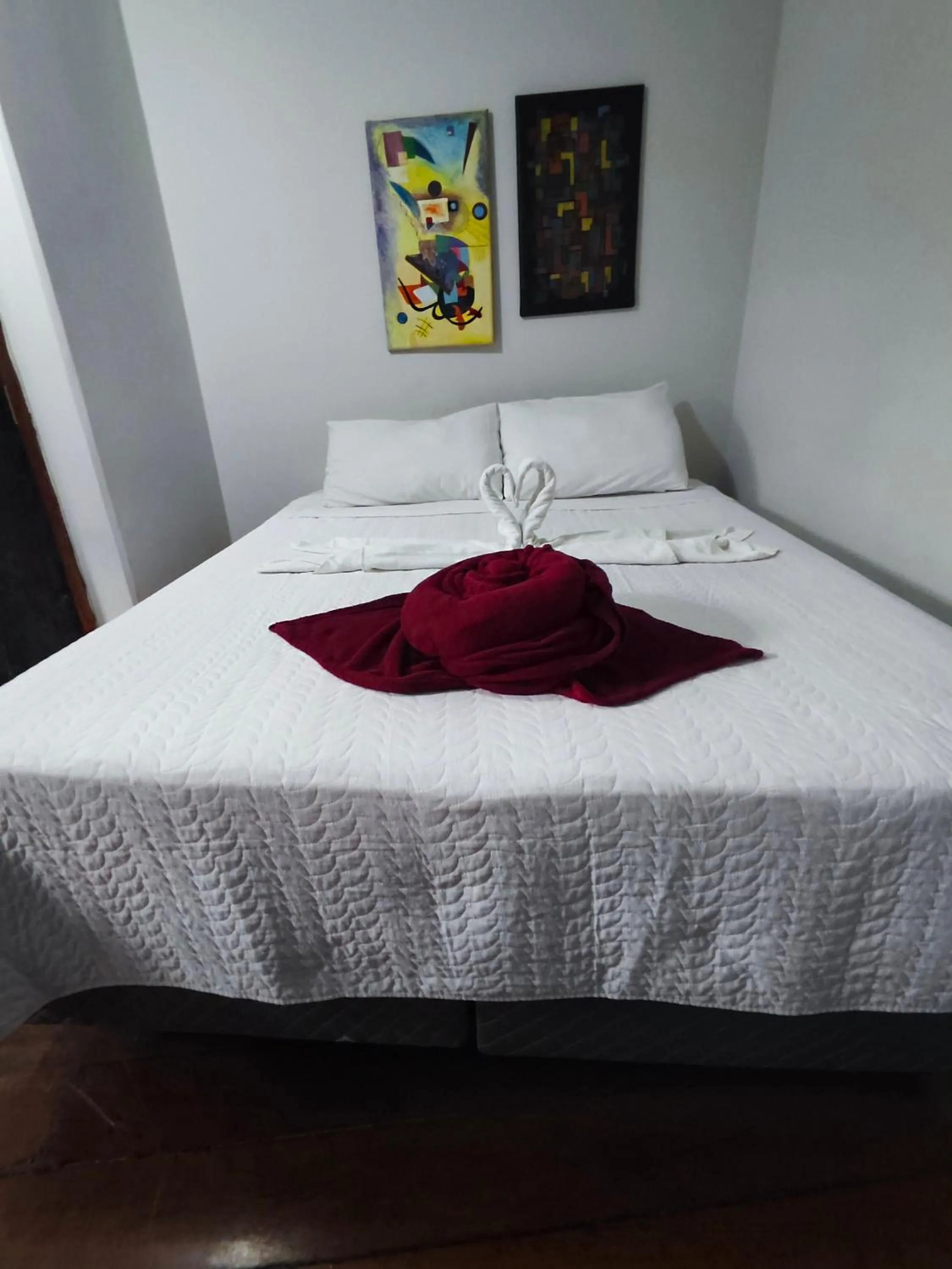 Bed in Pousada Flor de Lis