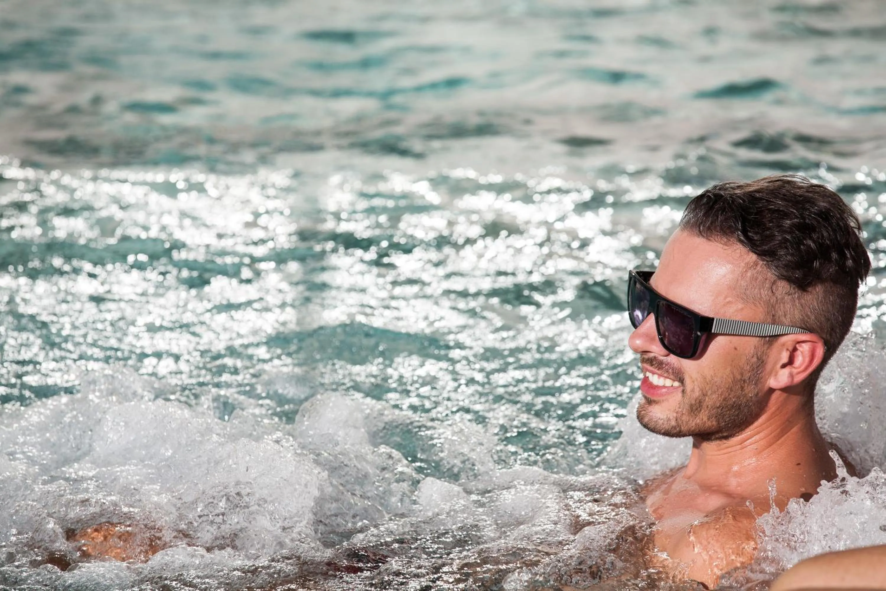 Hot Spring Bath in Hotel Terme Abano Verdi