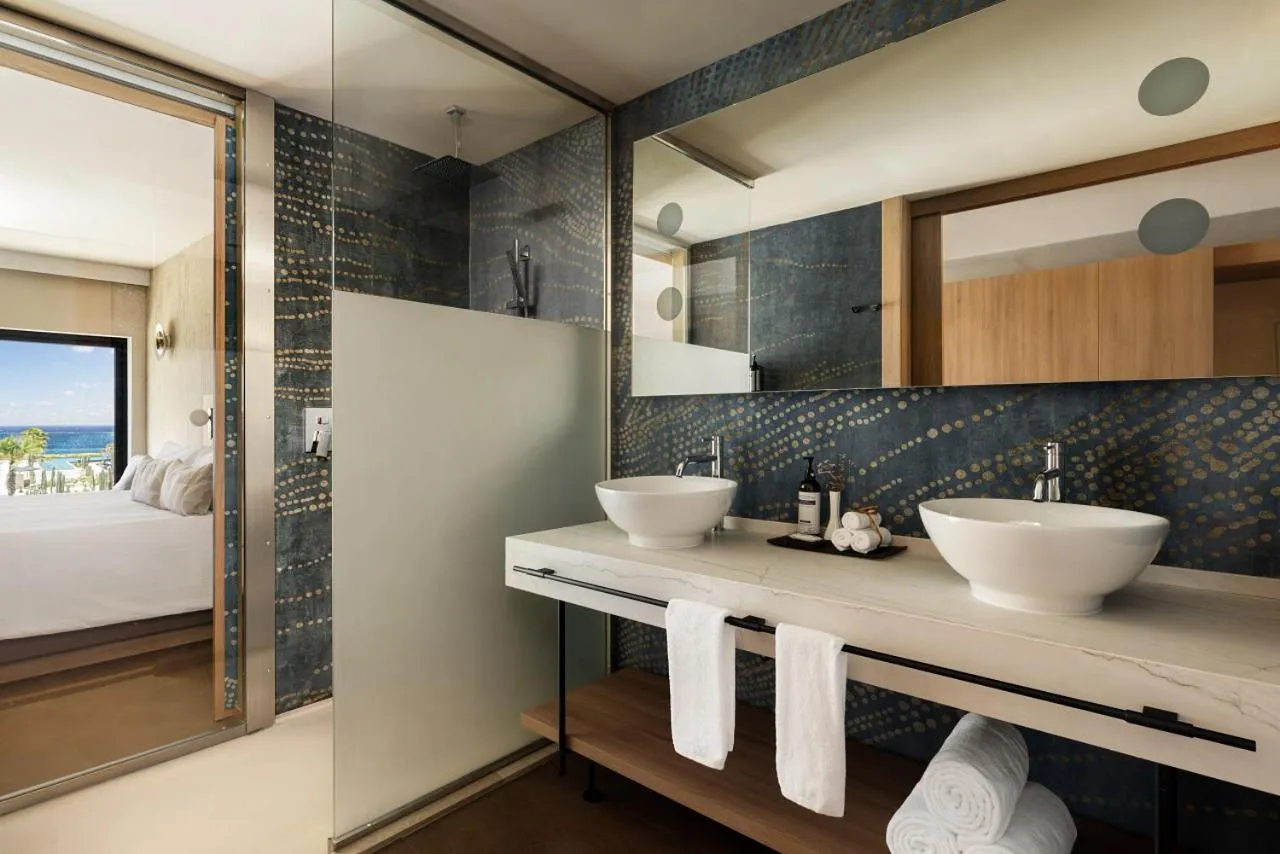 Bathroom in Secrets Baby Beach Aruba Adults Only