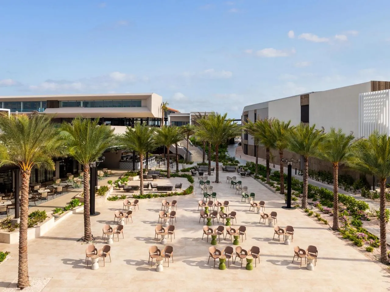 Communal lounge/ TV room in Secrets Baby Beach Aruba Adults Only