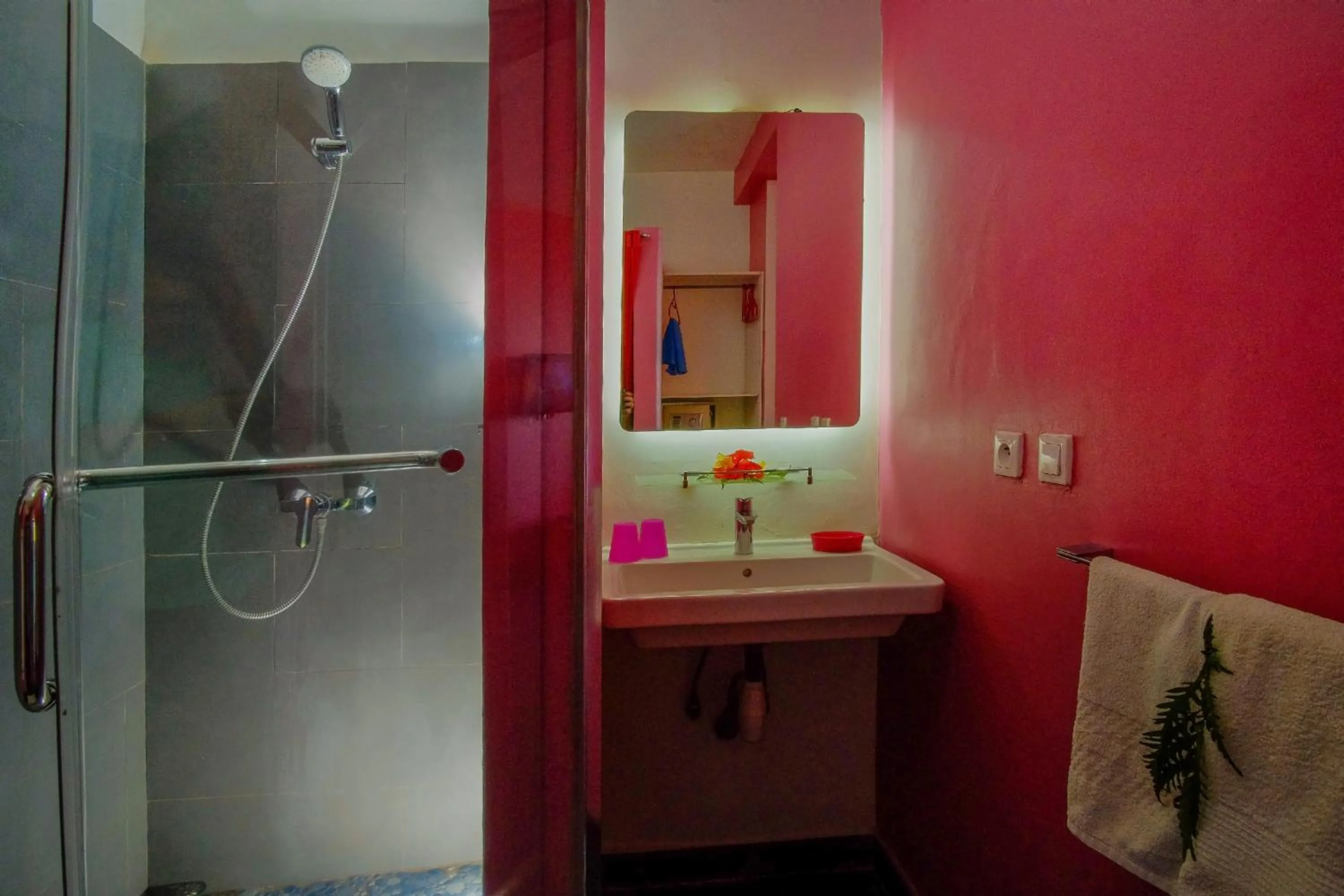 Bathroom in Hôtel Villa Les Orchidées