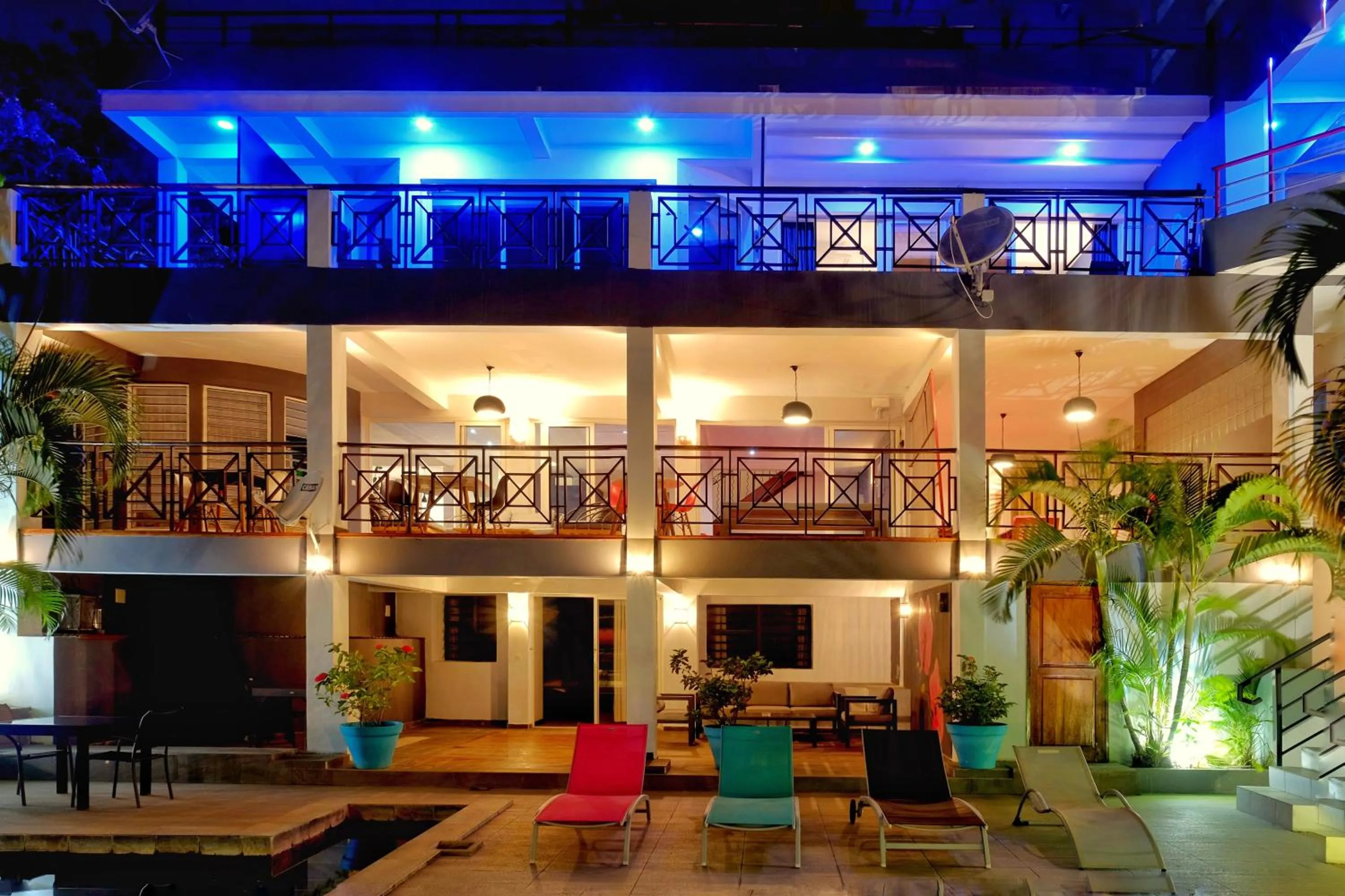 Property building in Hôtel Villa Les Orchidées