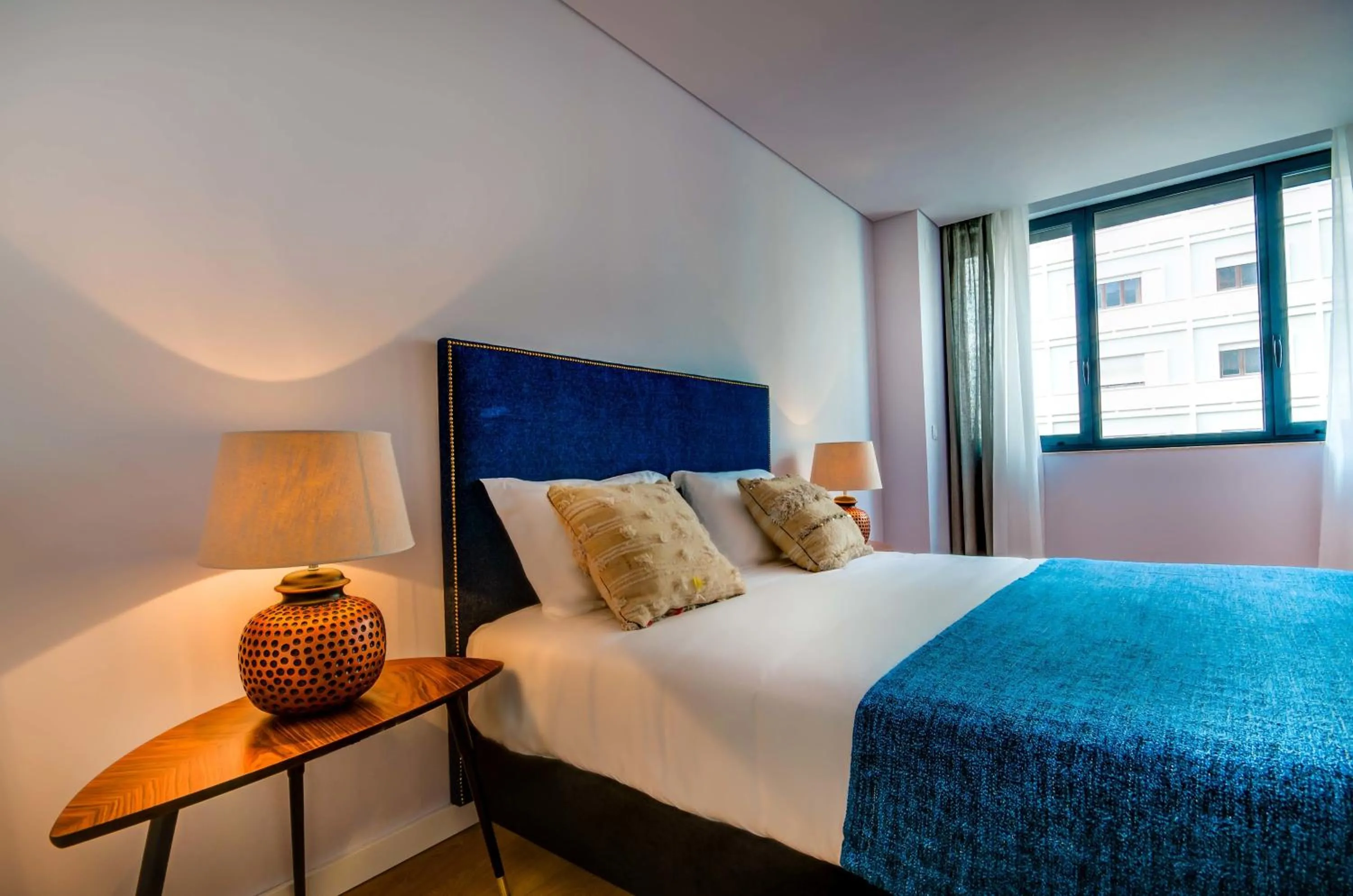 Bedroom, Bed in Lisbon Serviced Apartments - Liberdade