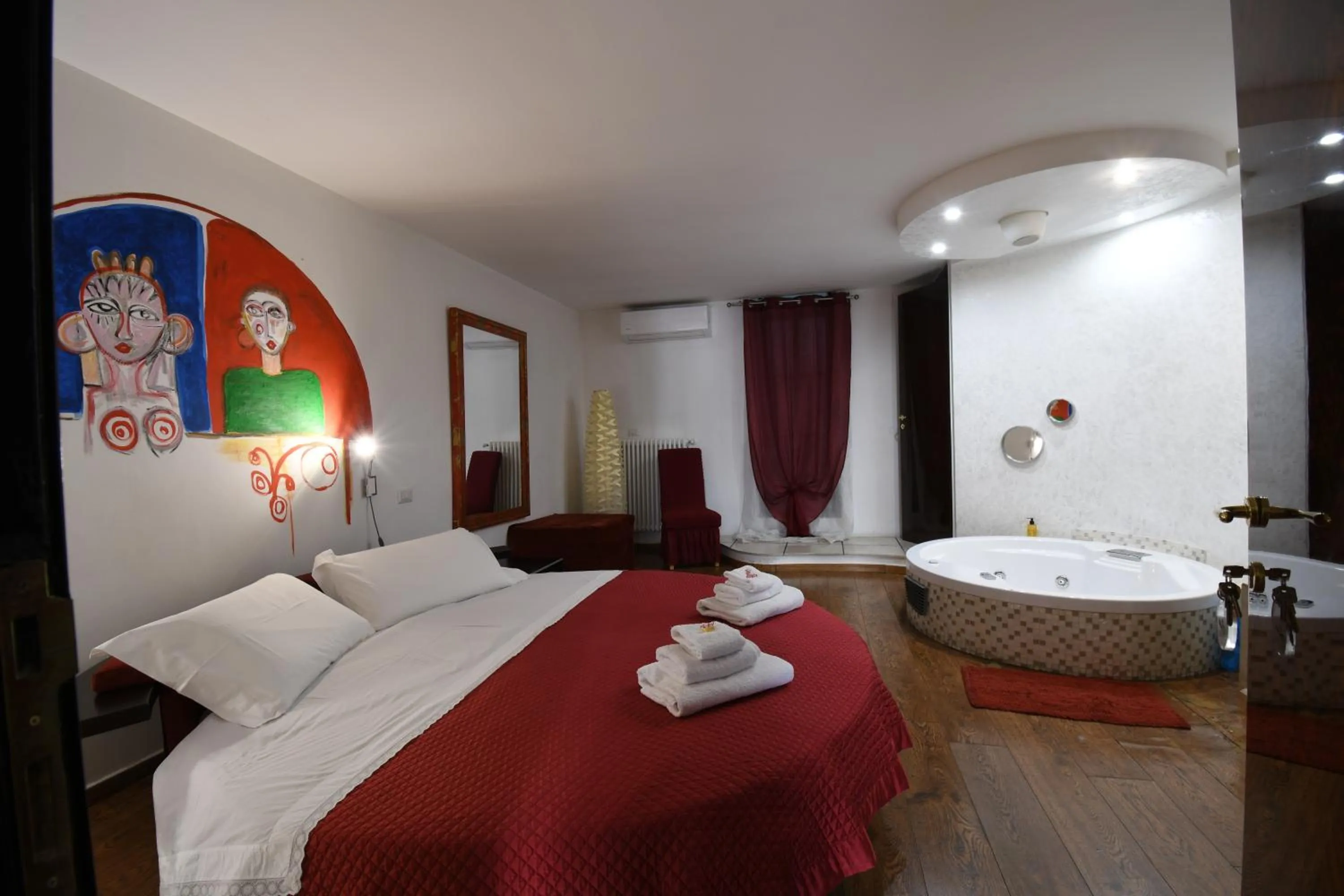 View (from property/room), Bed in La Dimora dell' Architetto