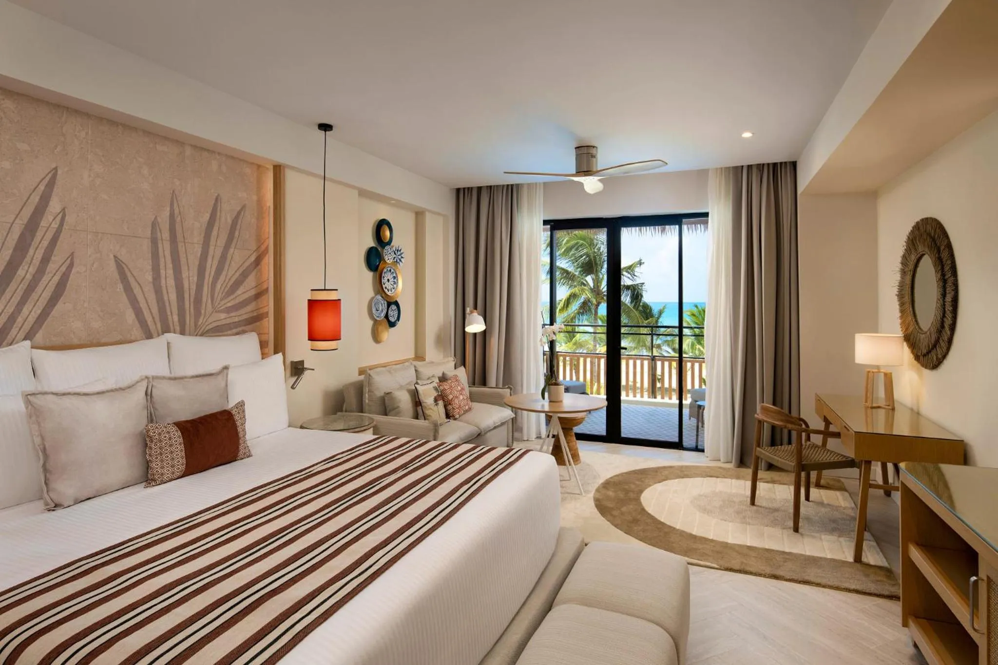View (from property/room), Bed in Dreams Playa Esmeralda Resort & Spa - All Inclusive