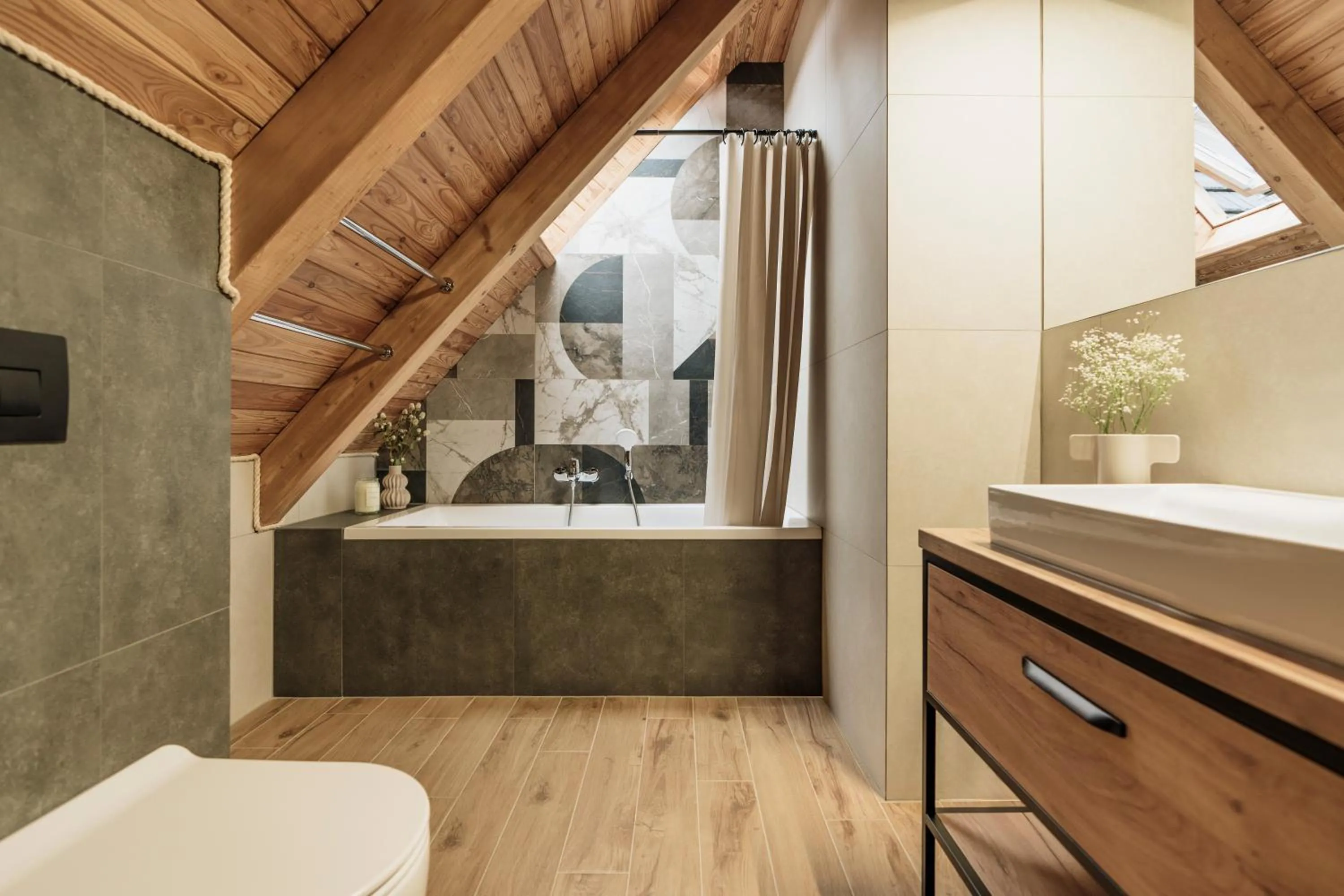 Shower in Apres Ski Bachleda - LoftAffair Collection