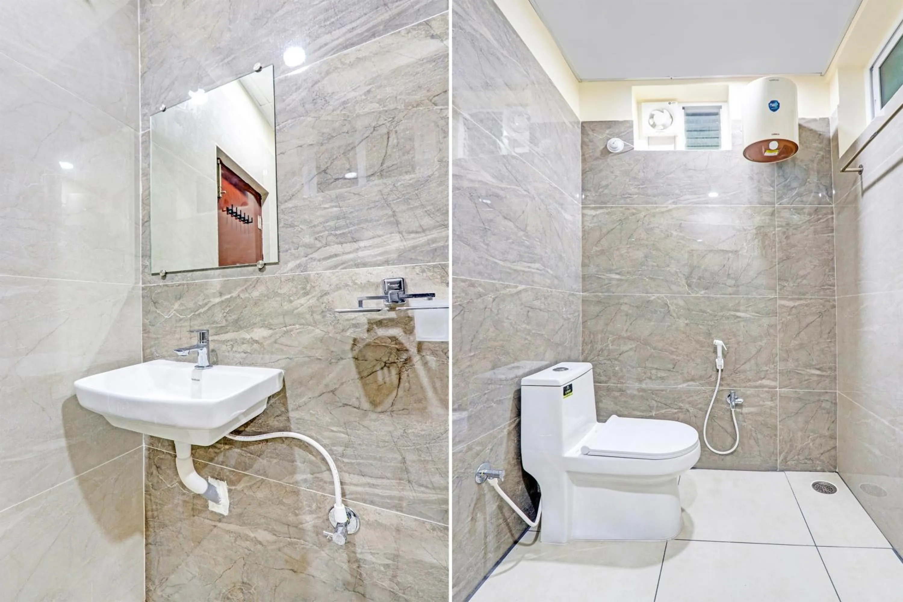 Bathroom in Super Hotel O SRI VISHNU RESIDENCY