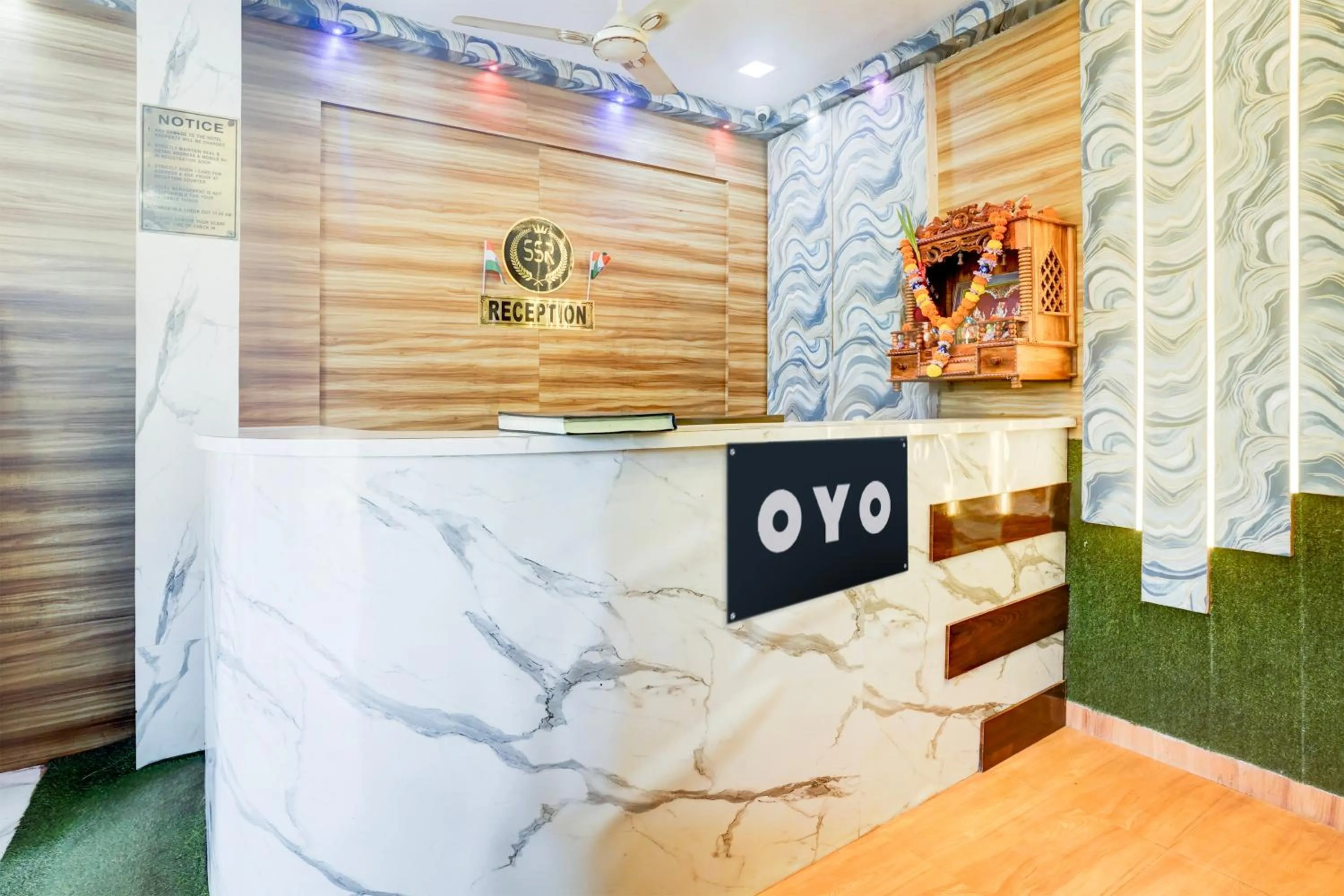 Lobby or reception in Hotel O Shiv Sai Residency Lodging & Boarding