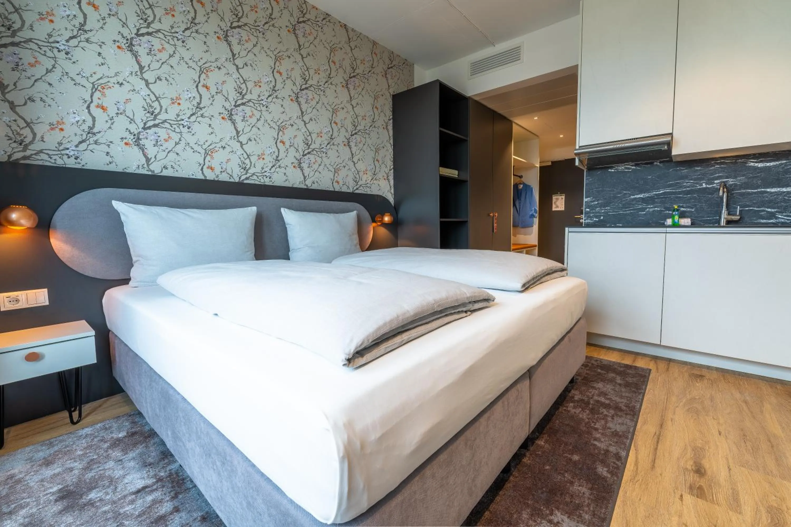 Bed in MASEVEN Frankfurt Messe