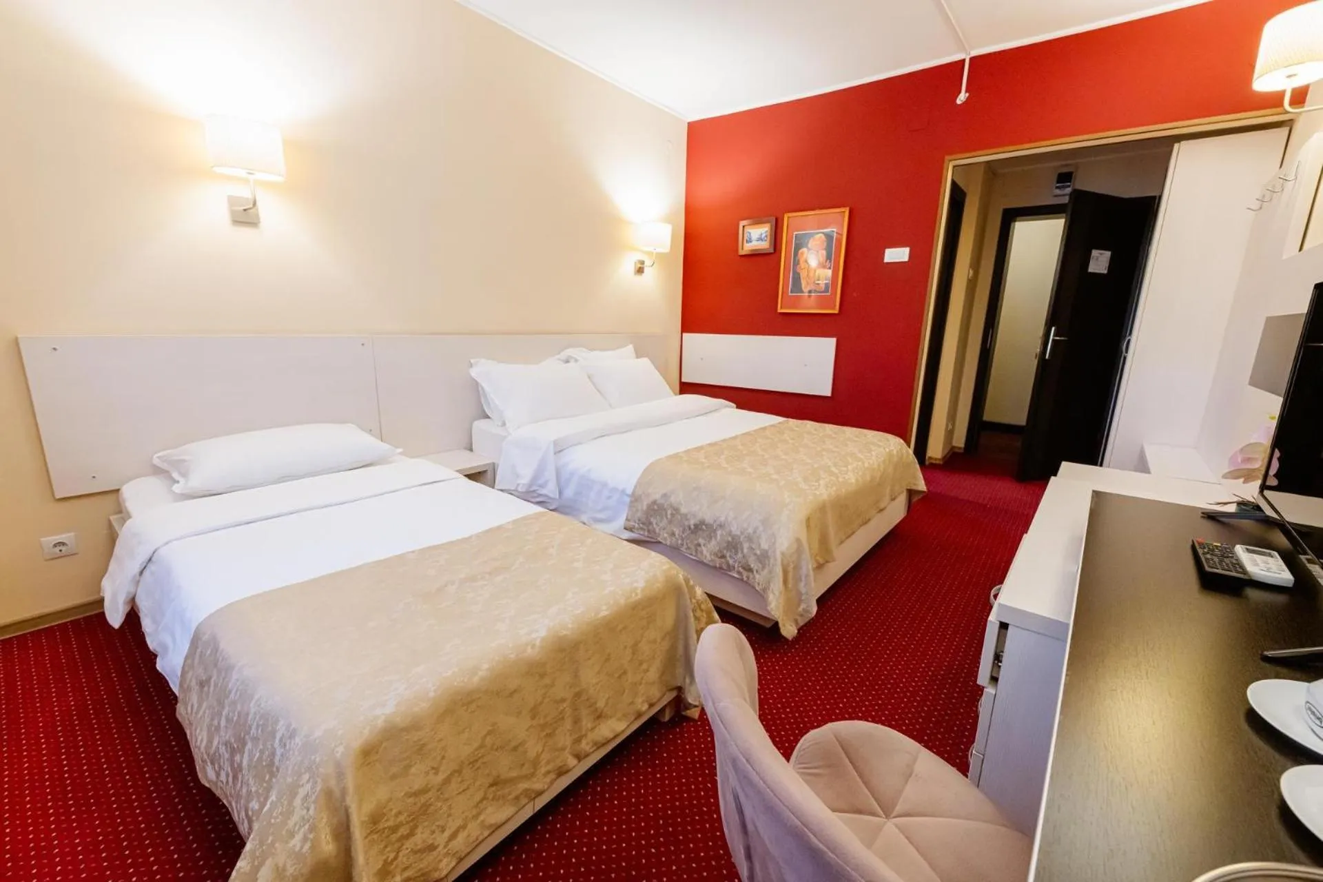 Bed in Hotel Sport B90