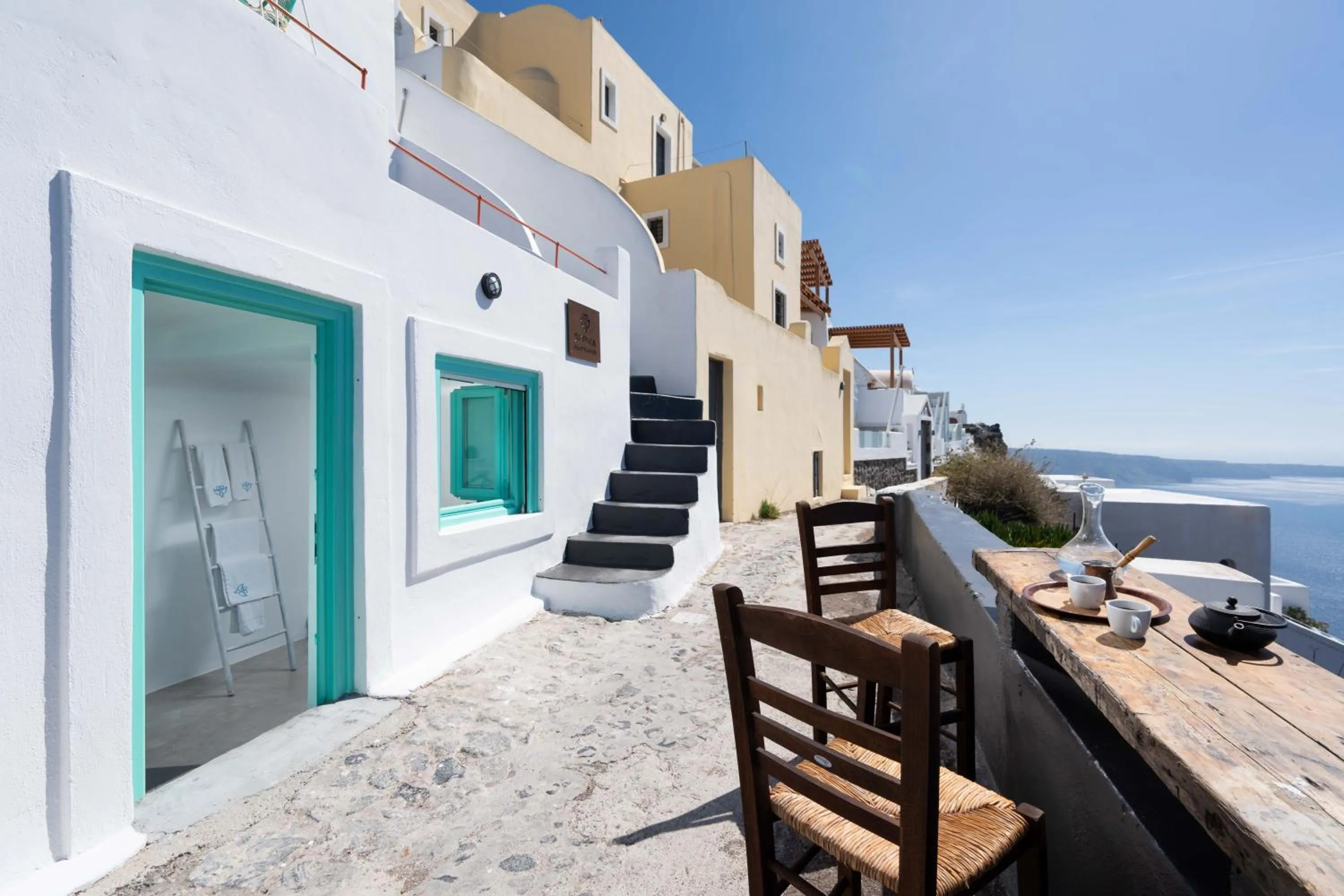 Facade/entrance in Sophia Luxury Suites