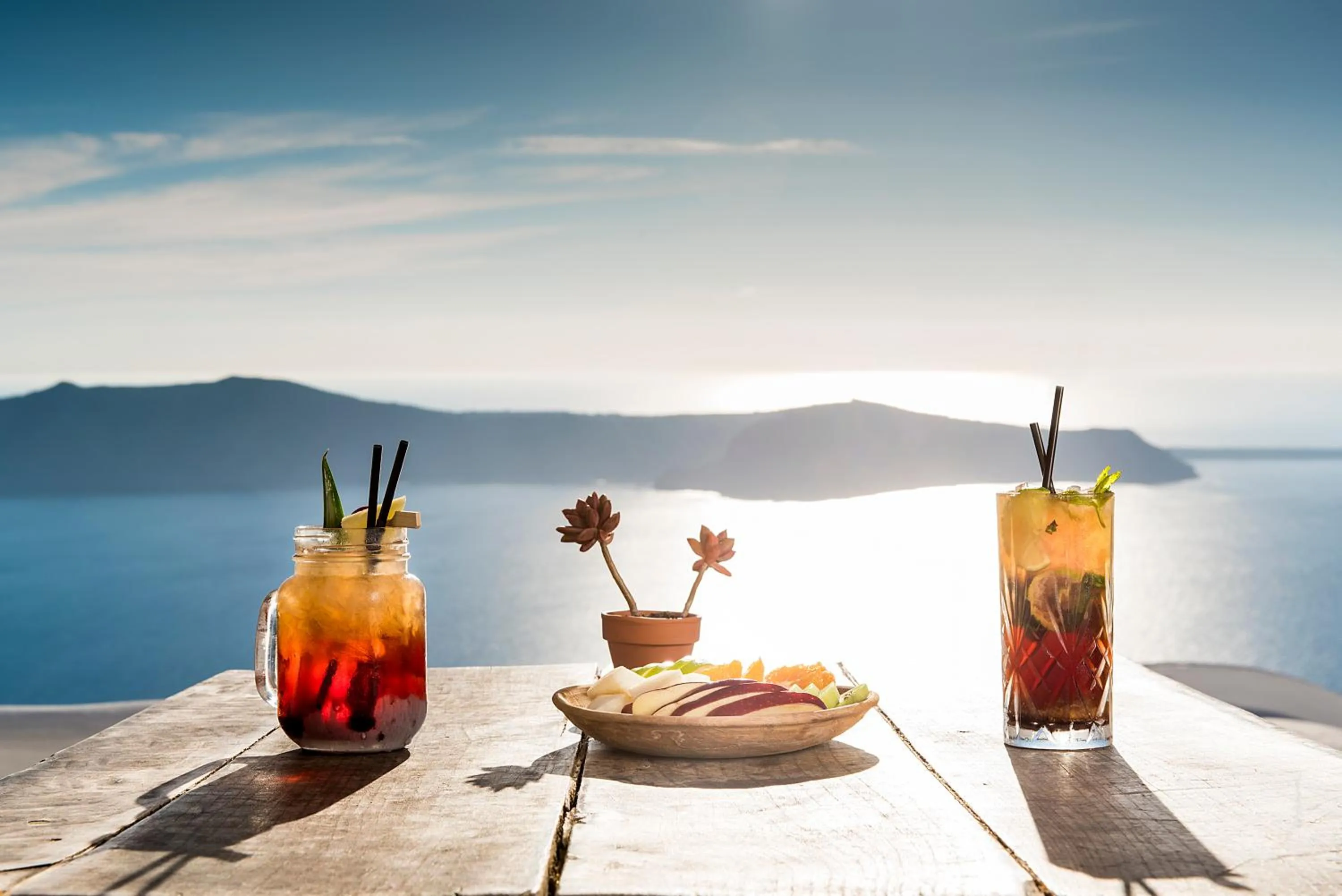 Drinks in Sophia Luxury Suites