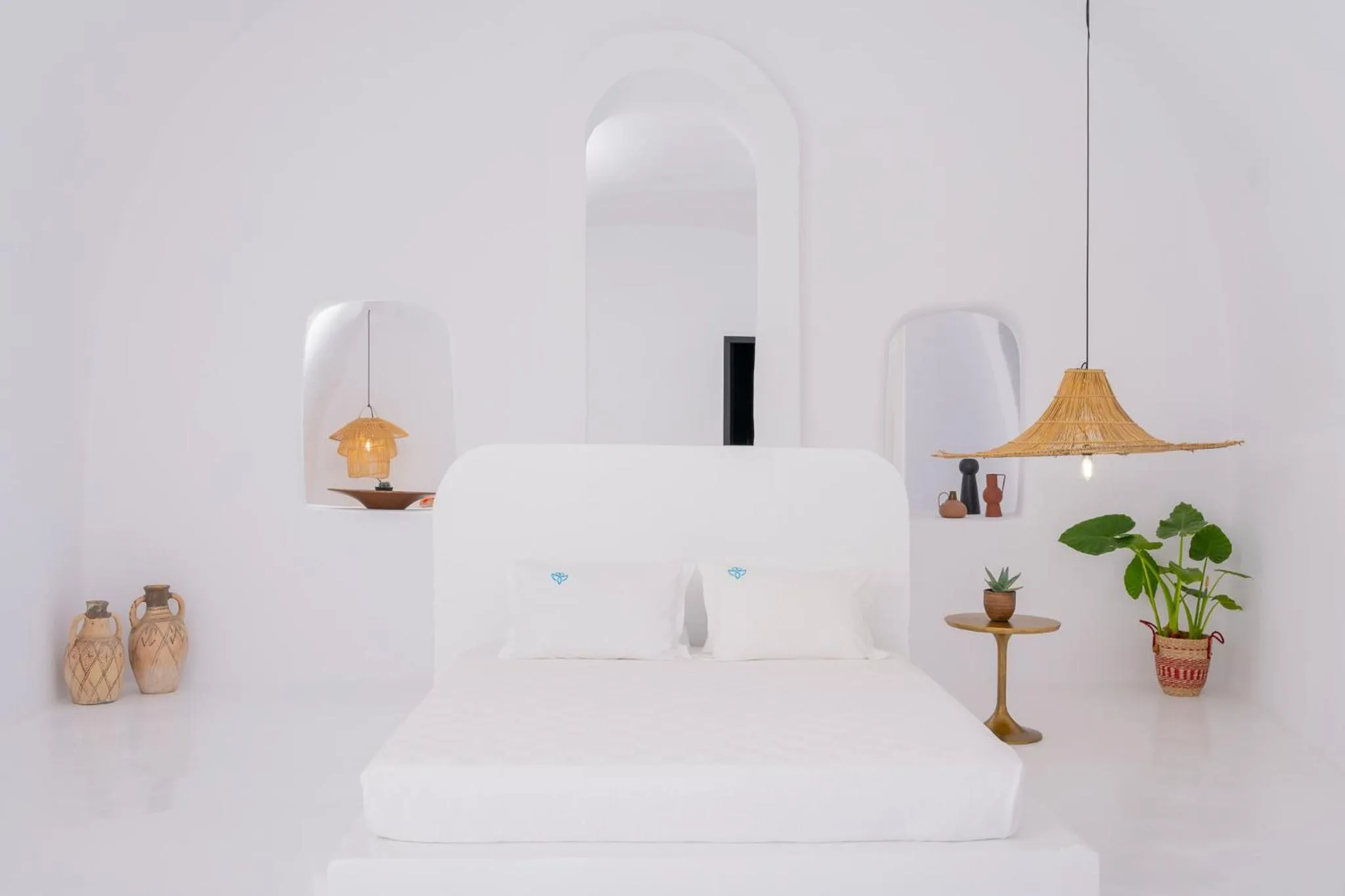 Bed in Sophia Luxury Suites