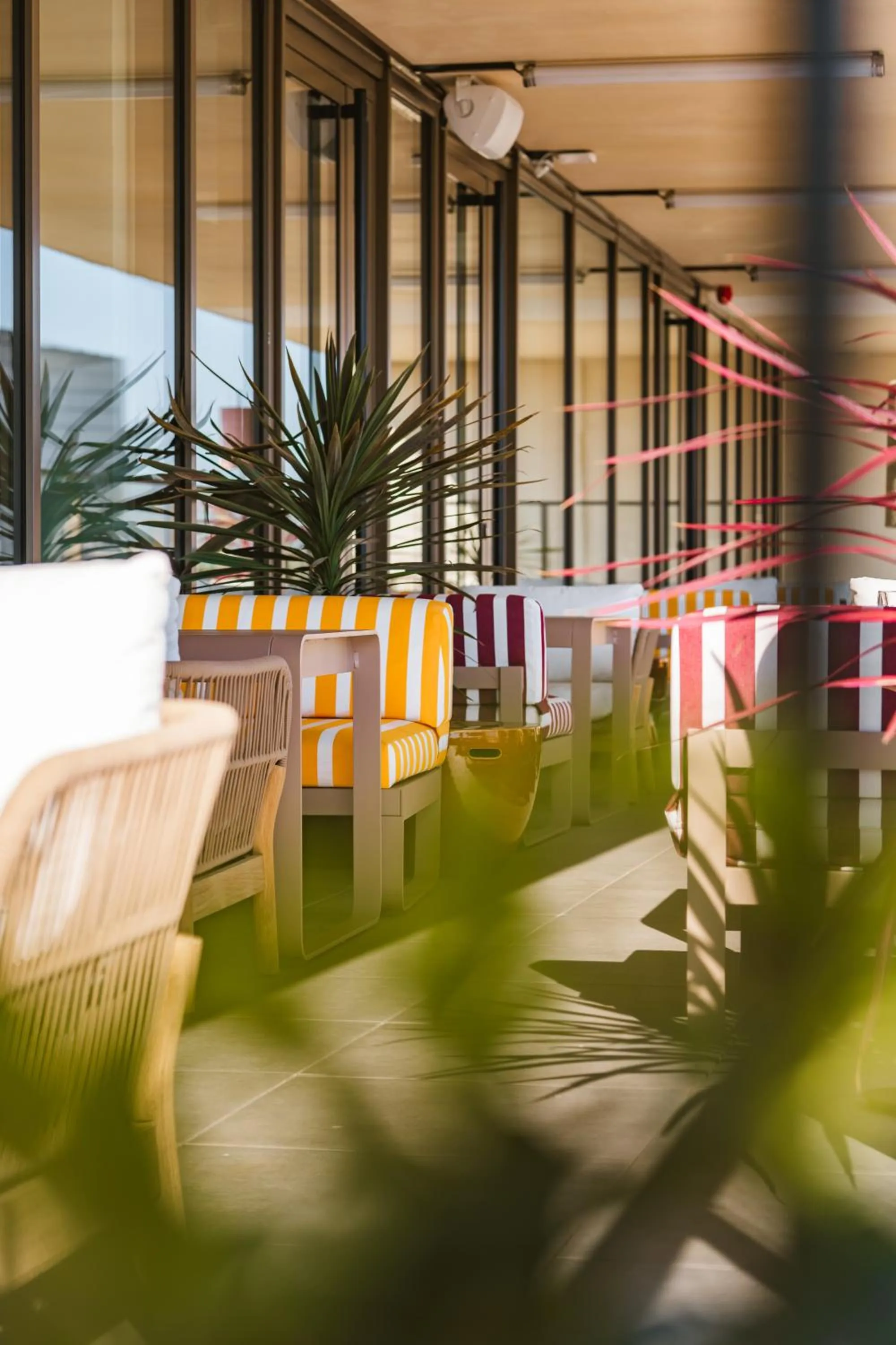 Patio in Hôtel 56 - Bordeaux Centre Gare Saint Jean