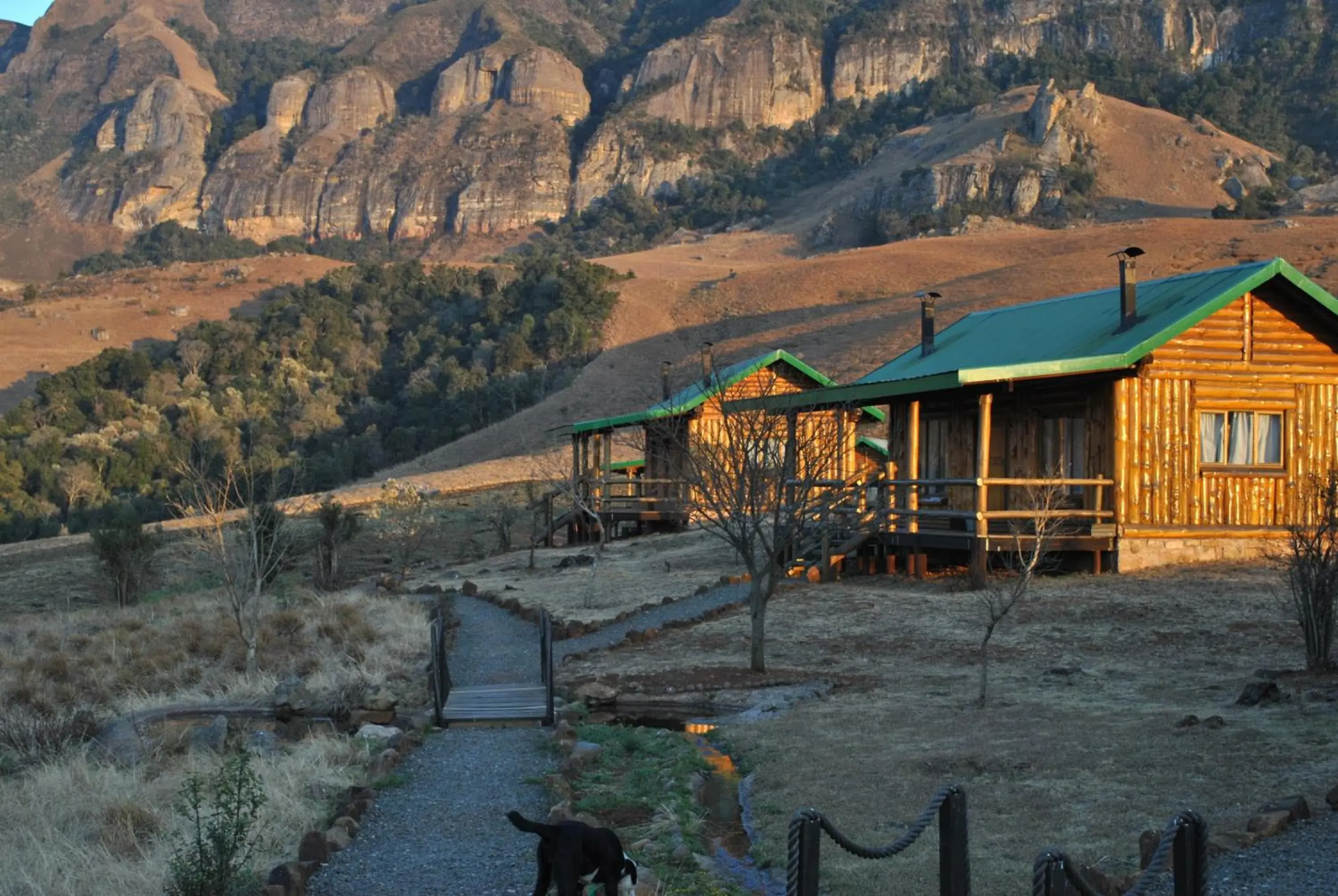 Family Room with Mountain View in Greenfire Drakensberg Lodge Family Room with Mountain View in Greenfire Drakensberg Lodge