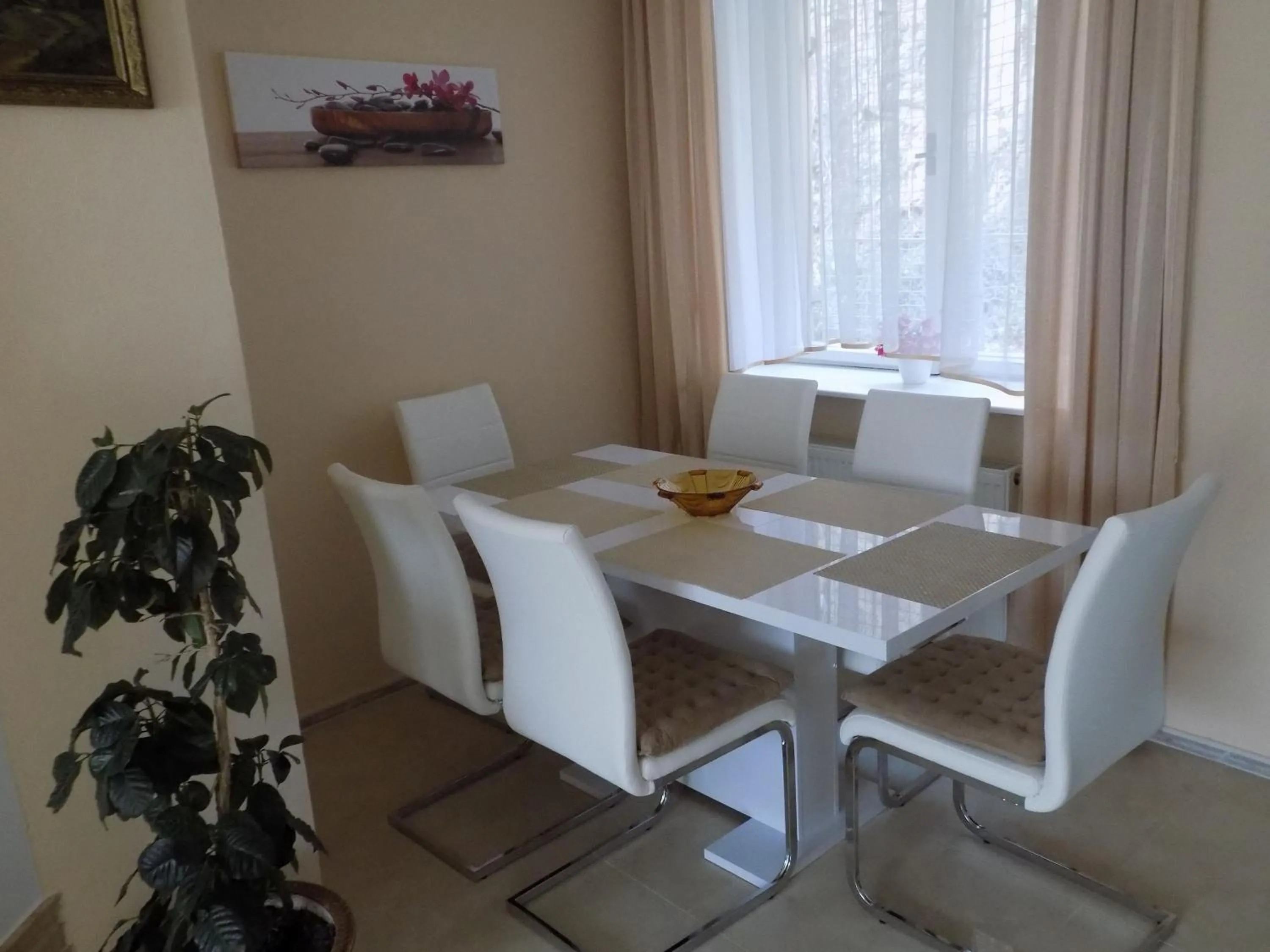 Dining area in Penzion Marjánka