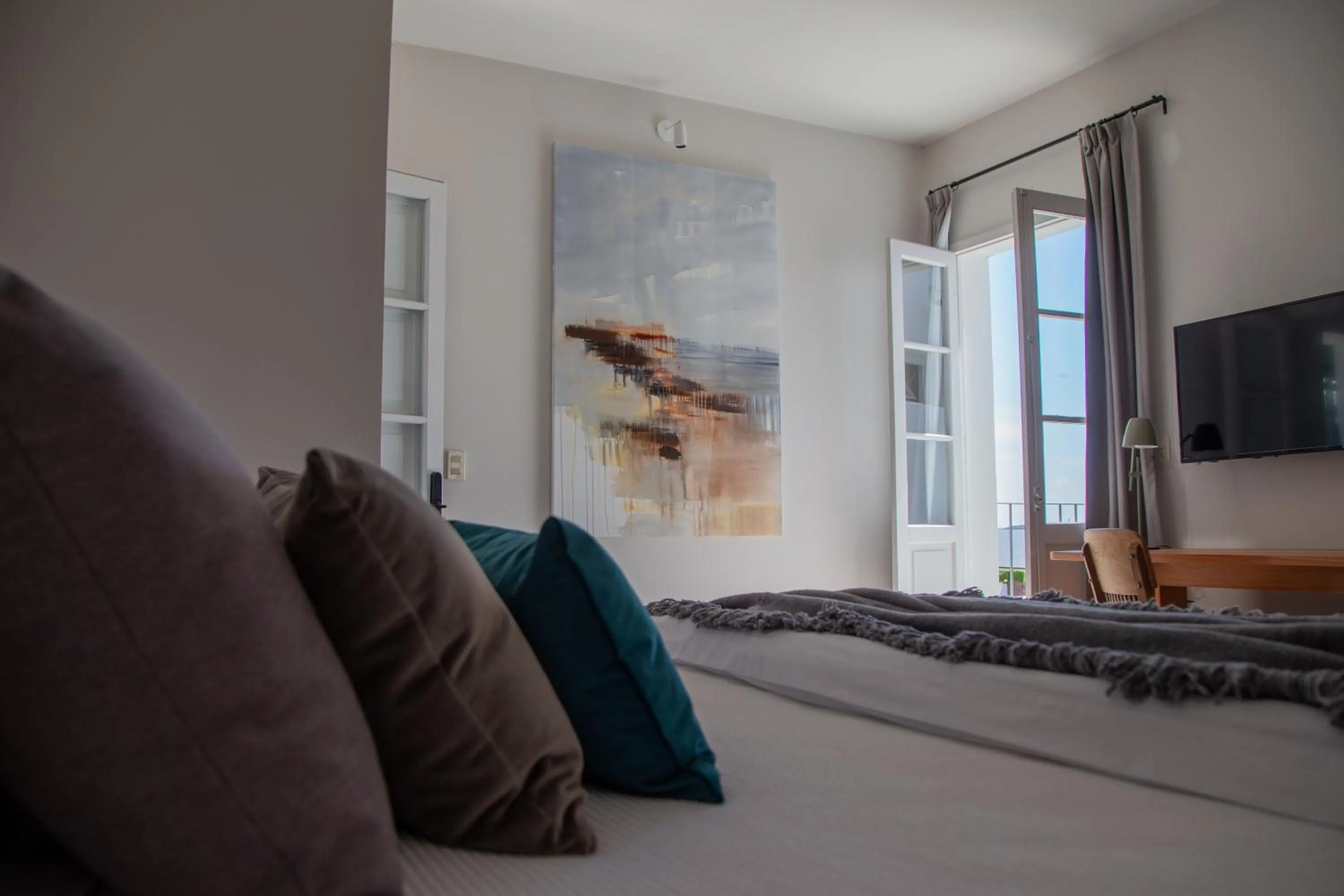 Bedroom, Bed in Casa Lahusen