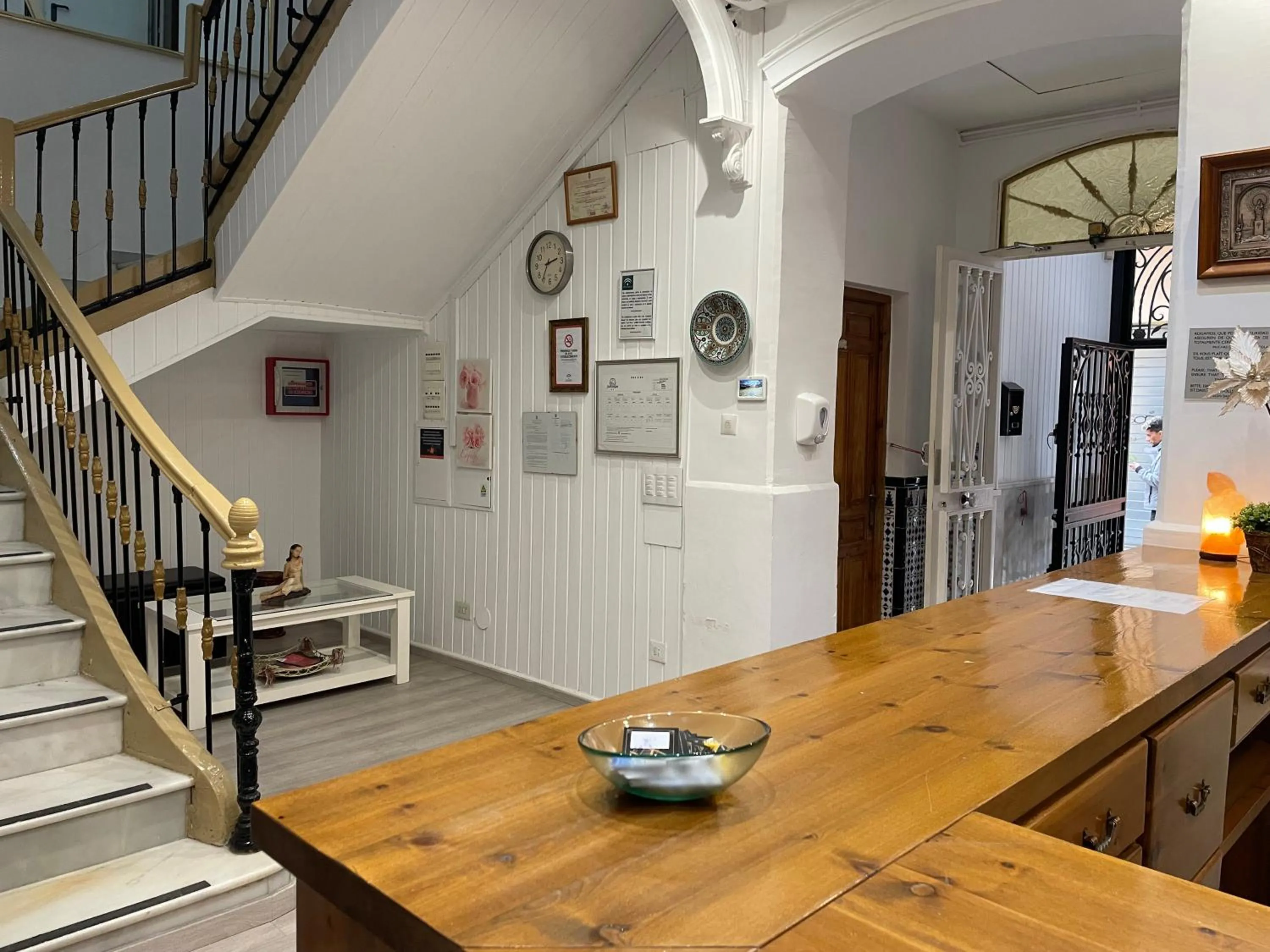 Lobby or reception in Hostal Costa Azul