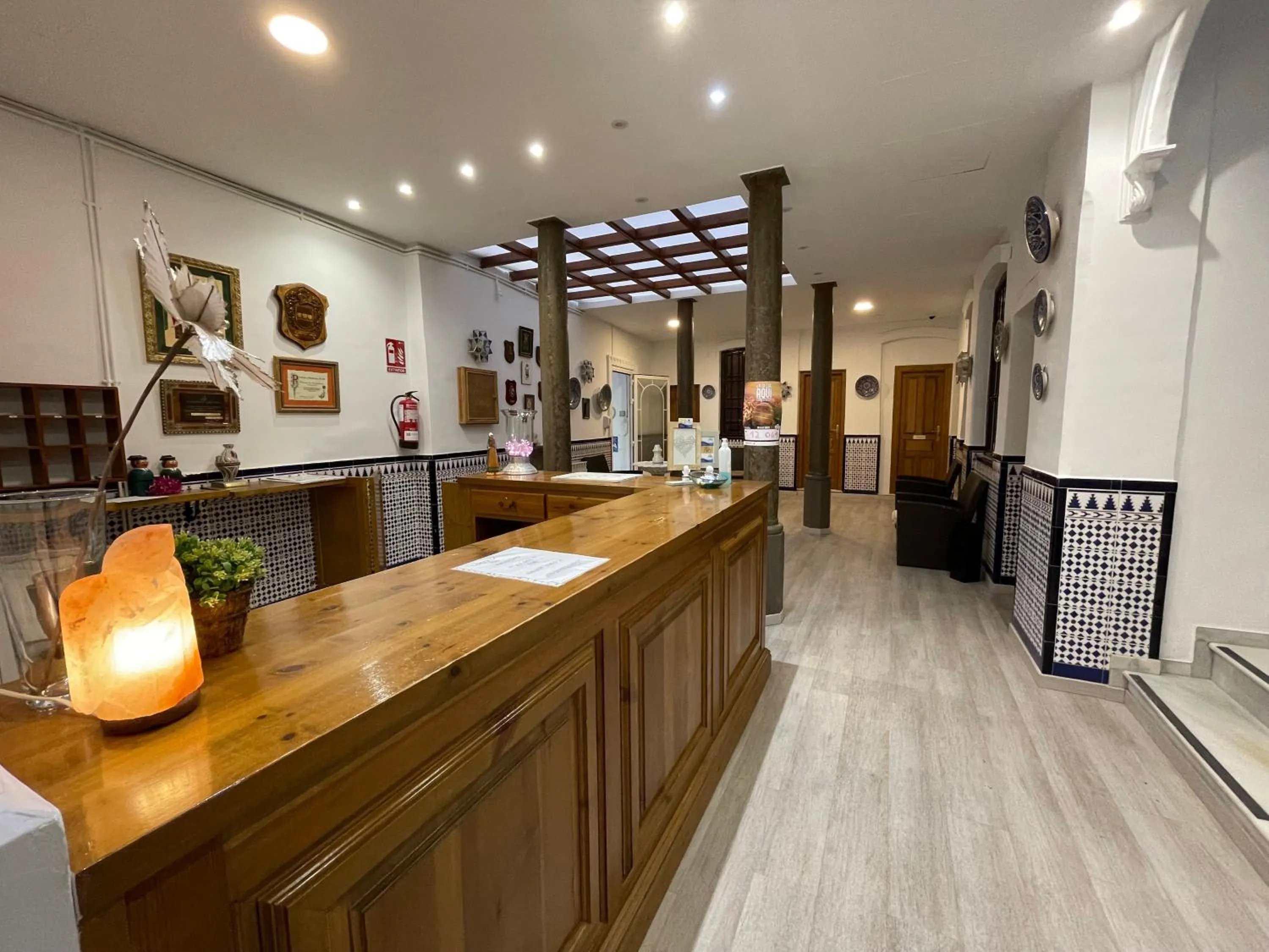 Lobby or reception in Hostal Costa Azul