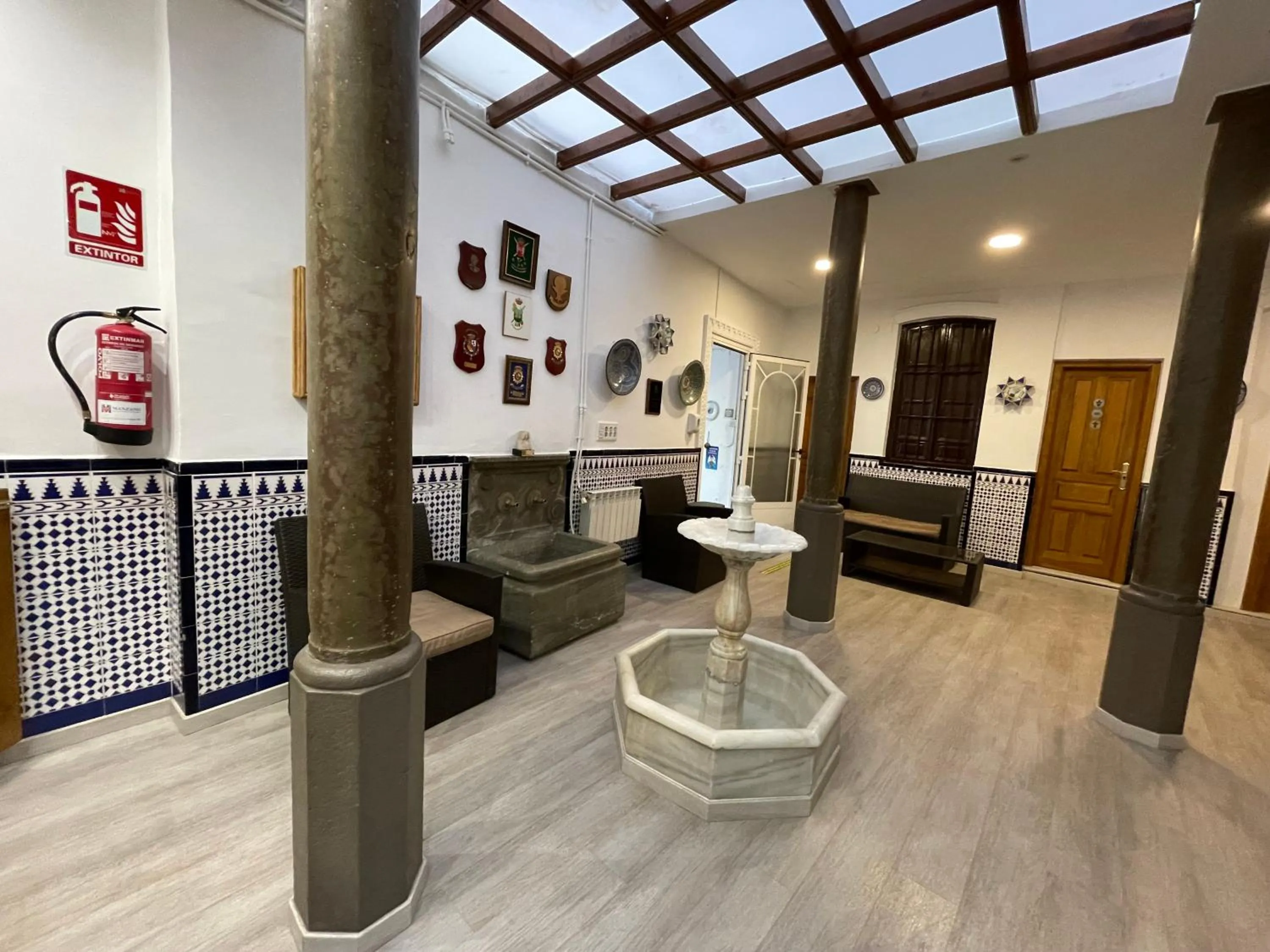 Lobby or reception in Hostal Costa Azul