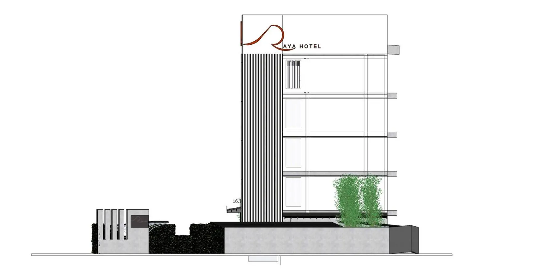 Property building in Raya Hotel Krabi