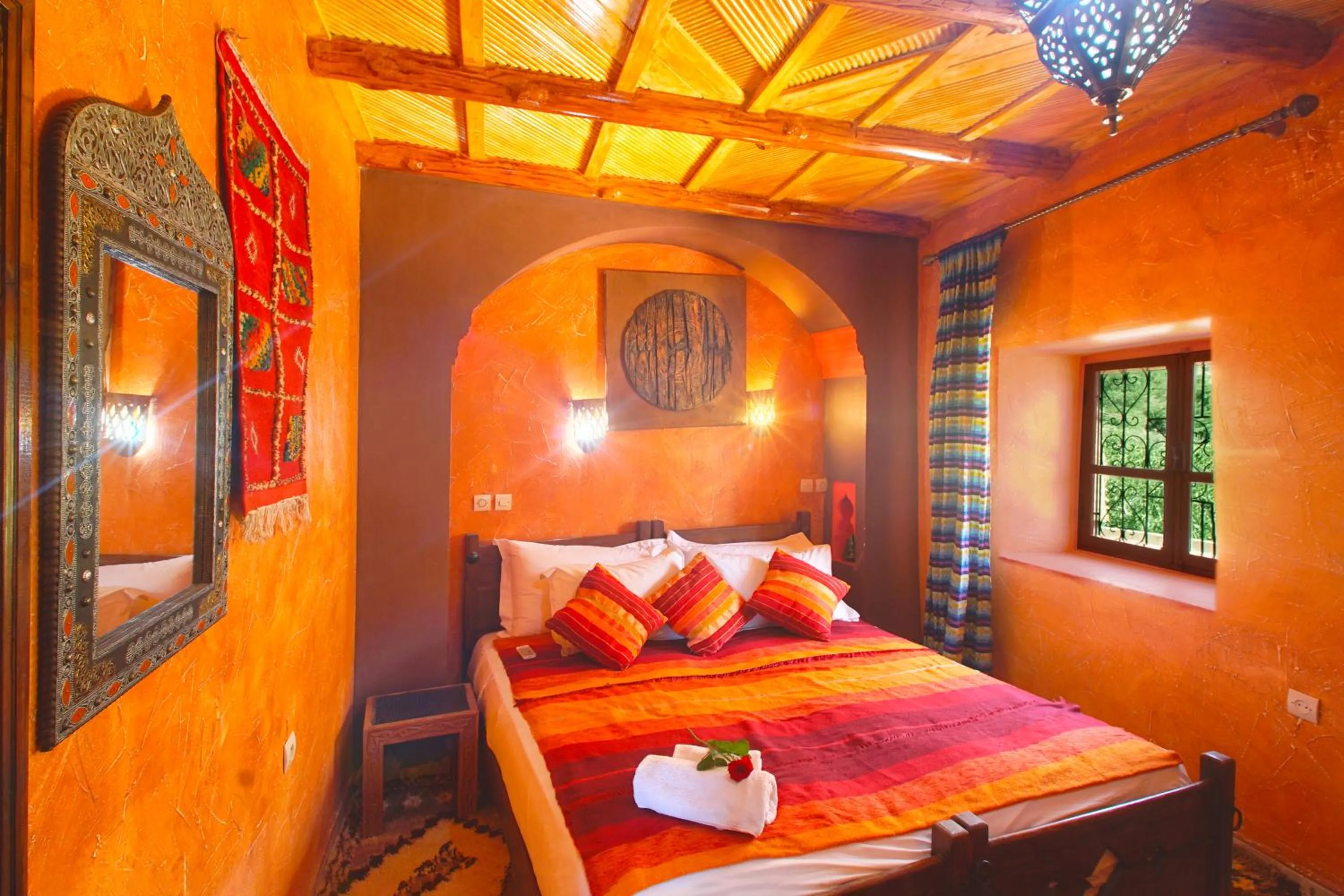 Bed in Kasbah Imlil