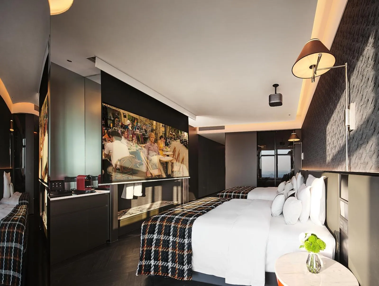 Bed in ISEYA Panoramic Hotel Changsha Wuyi Square Flagship