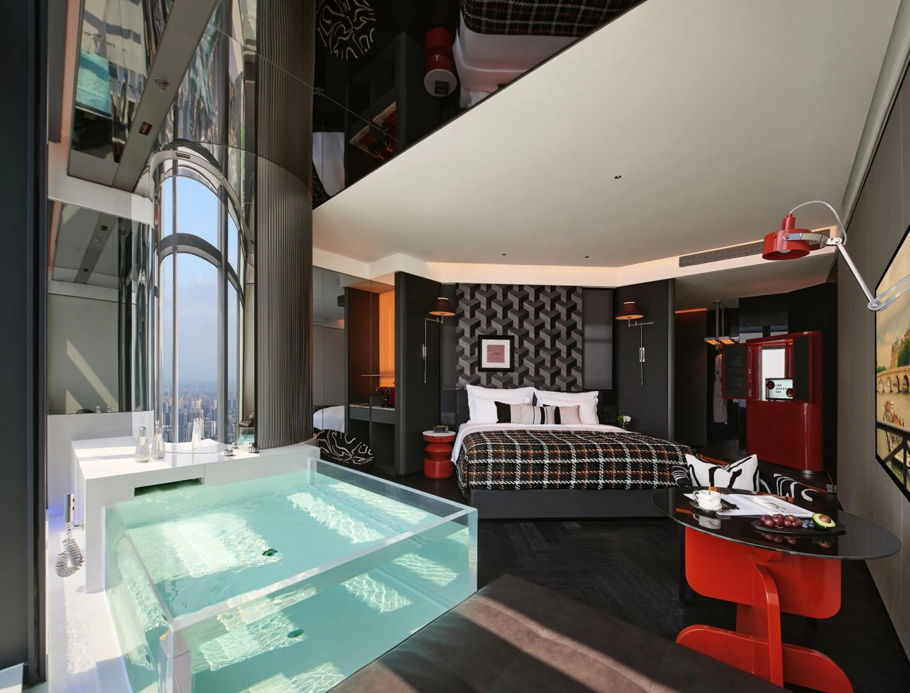 Photo of the whole room in ISEYA Panoramic Hotel Changsha Wuyi Square Flagship