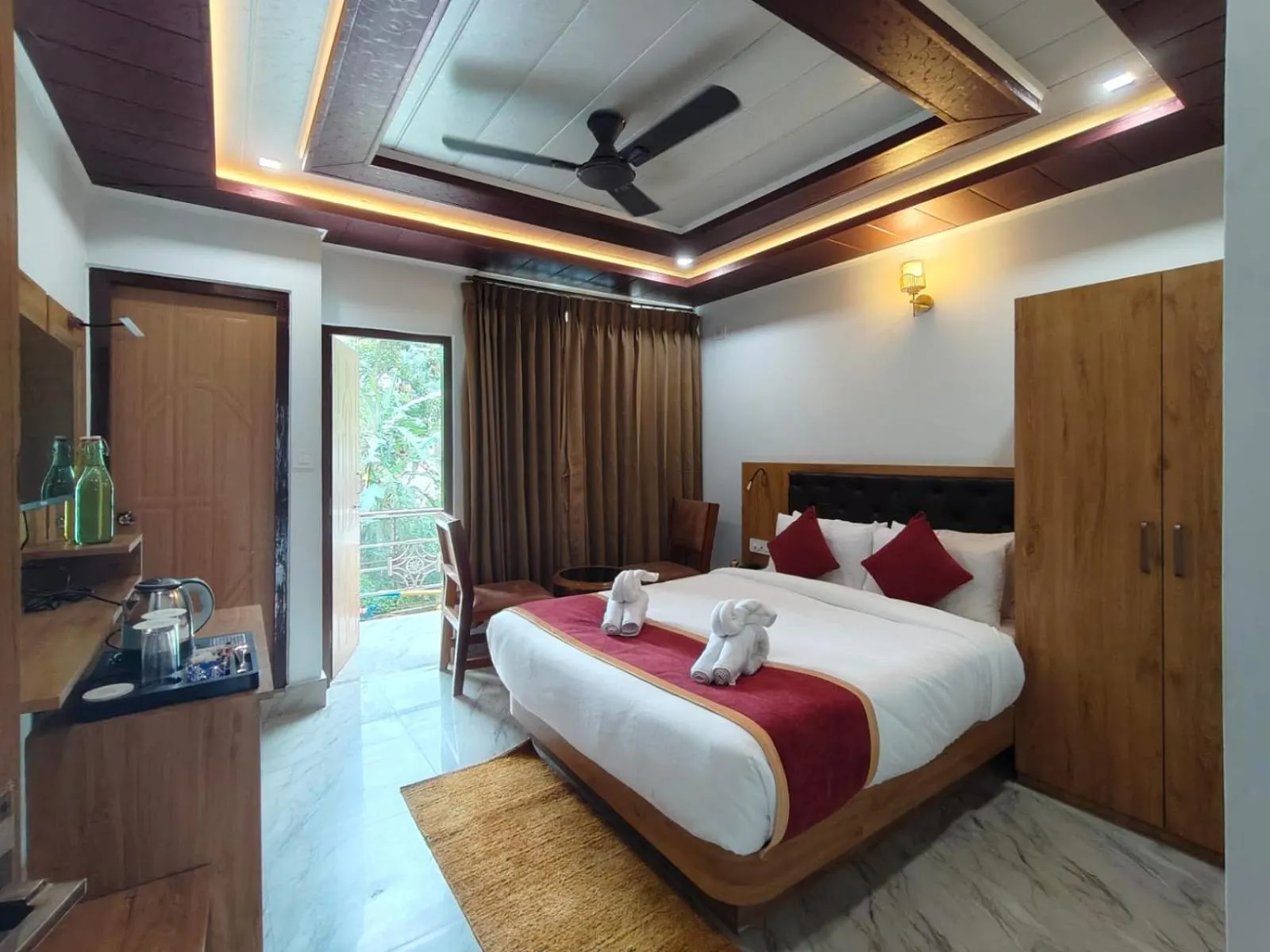 Bedroom, Bed in Nature's Nest Resort
