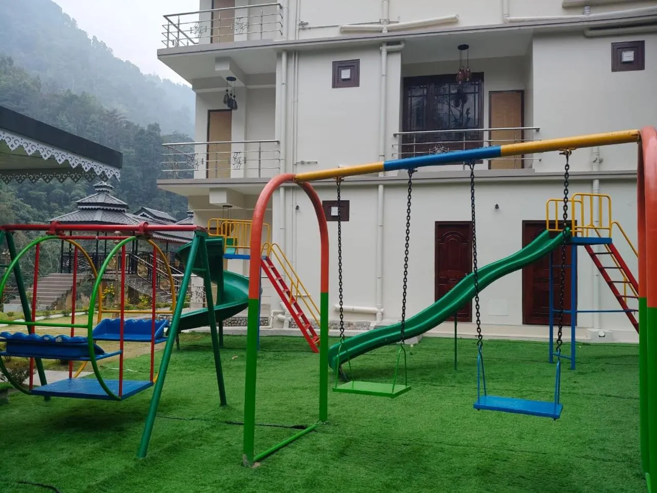Children play ground in Nature's Nest Resort