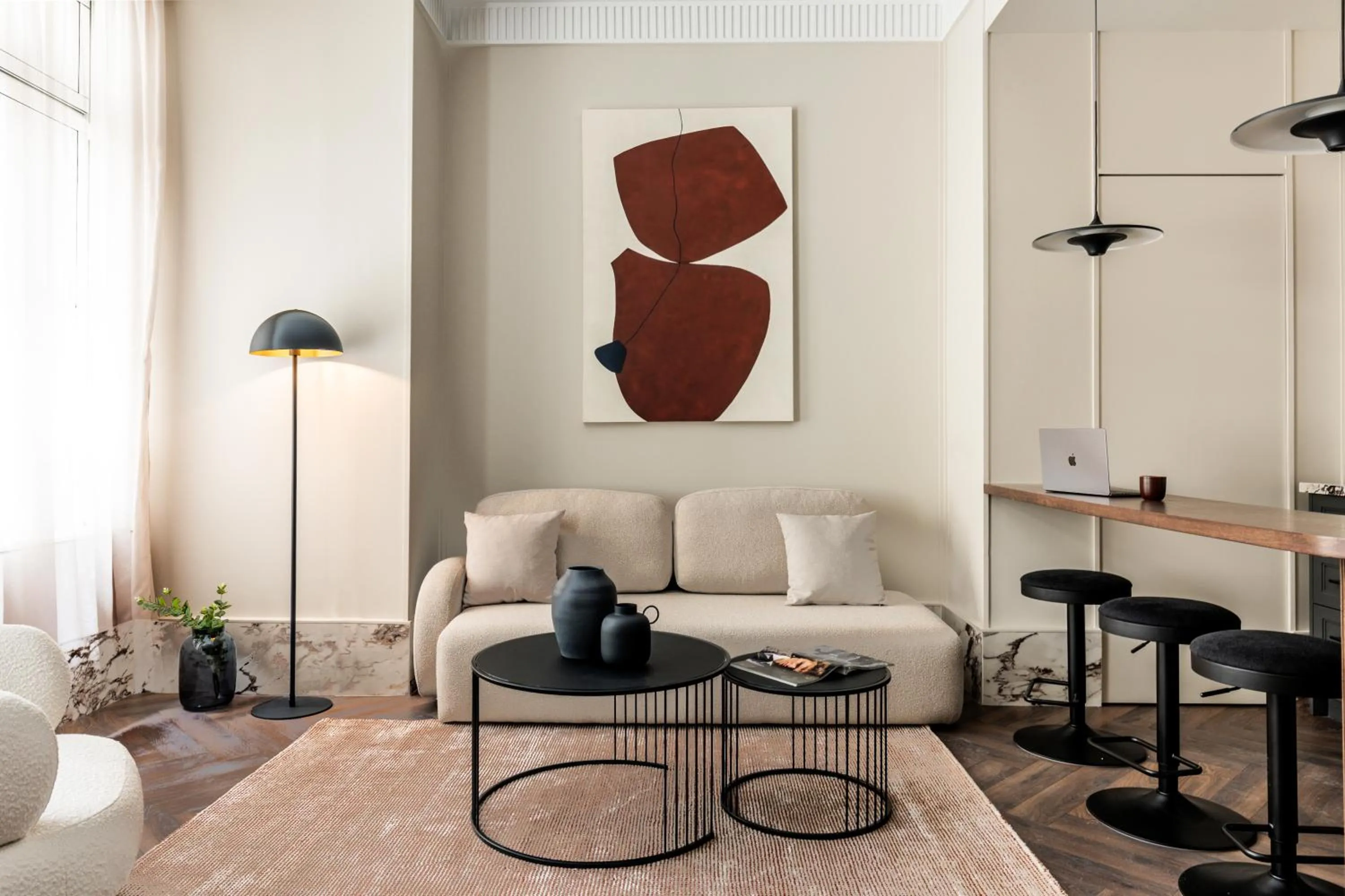 Living room in Rua Augusta