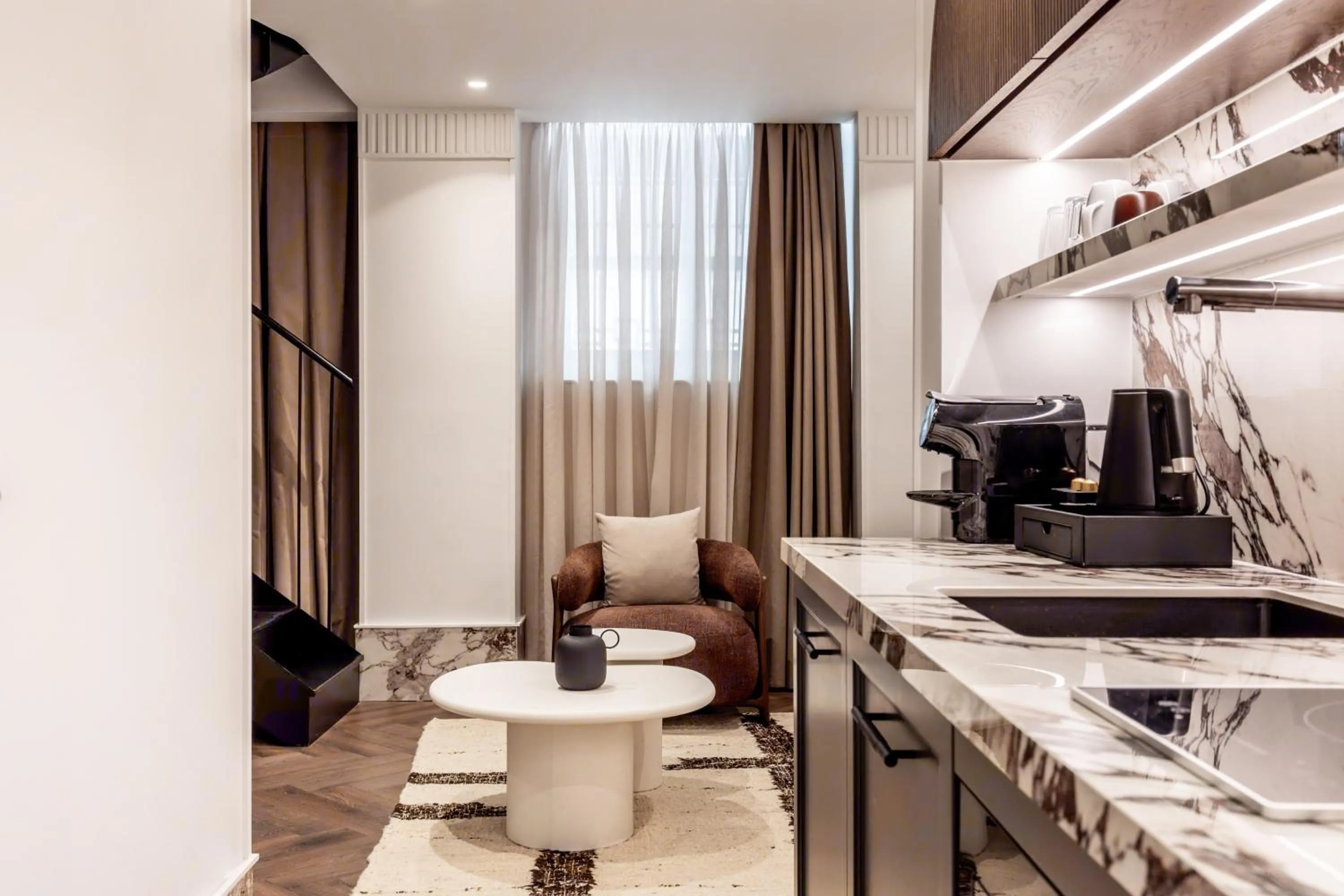 Kitchen or kitchenette in Rua Augusta