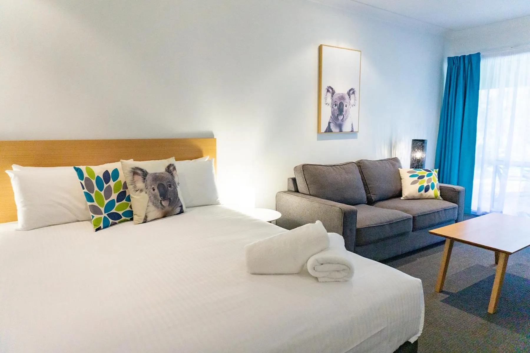 Bed in Port Stephens Koala Sanctuary