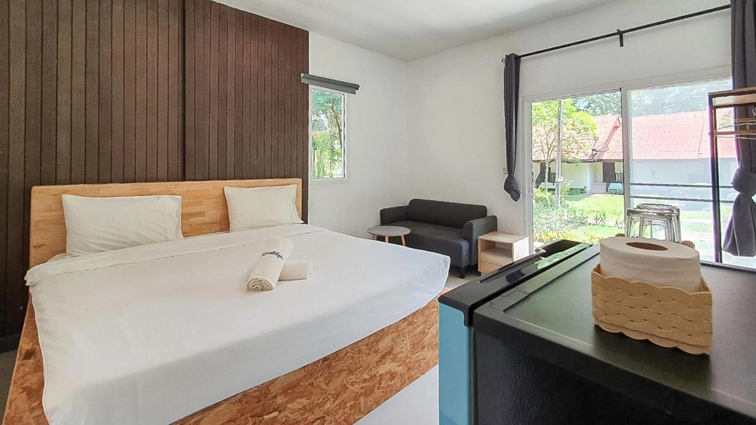 Bed in Saksupha Resort