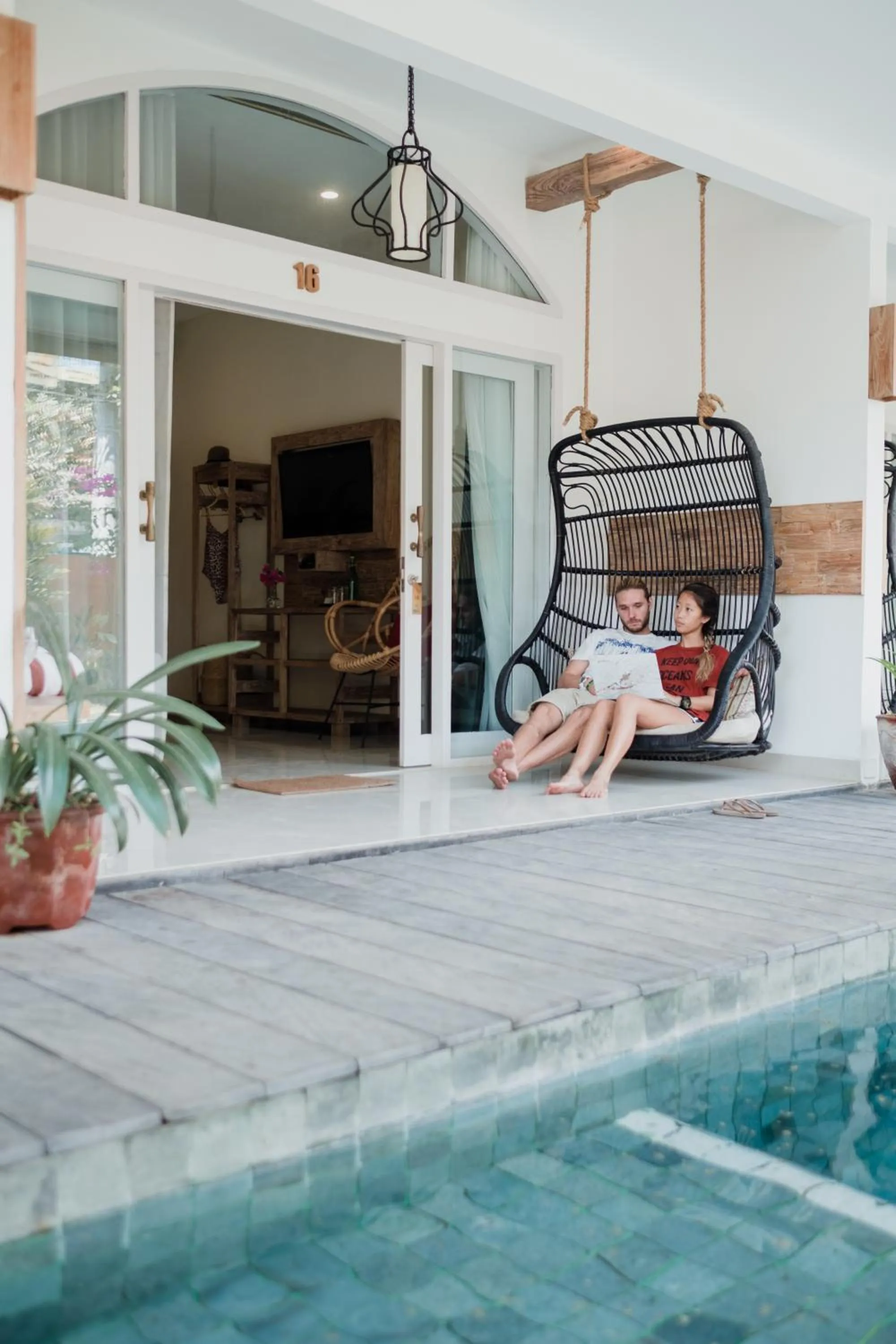 Pool view in Pesona Beach Resort & Spa - Adults Only