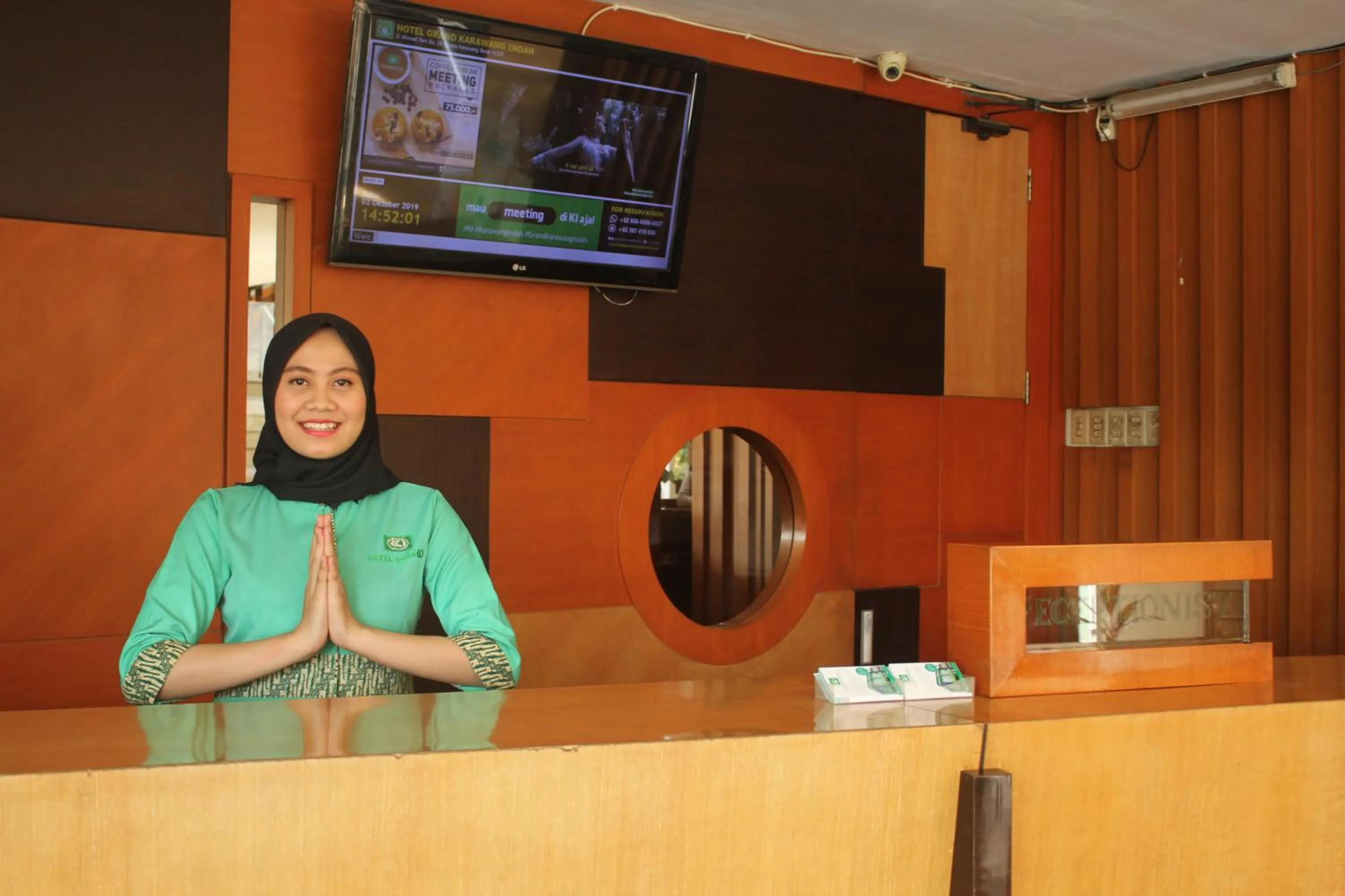 Lobby or reception in Hotel Grand Karawang Indah