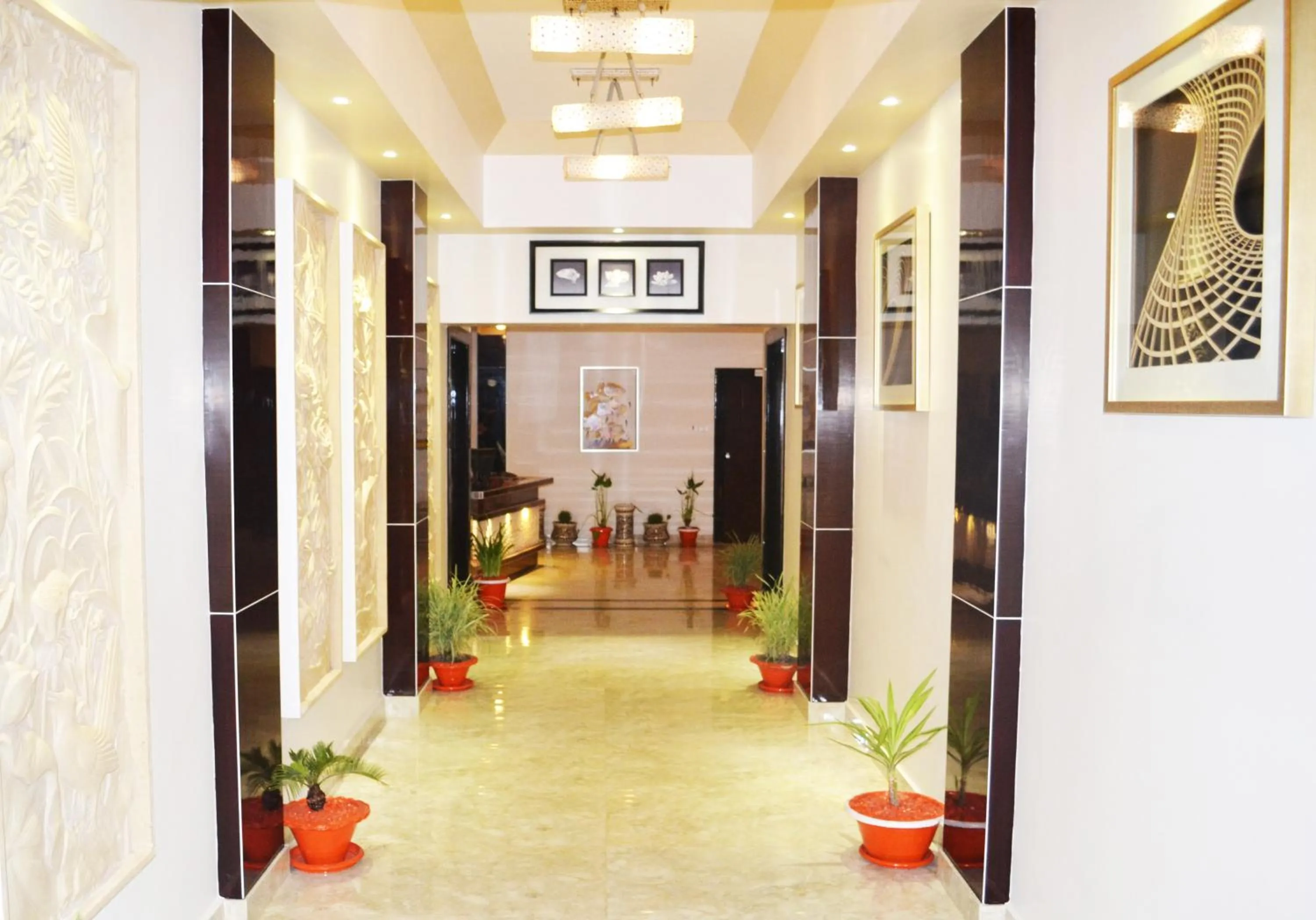 Lobby or reception in Hotel KRC Palace