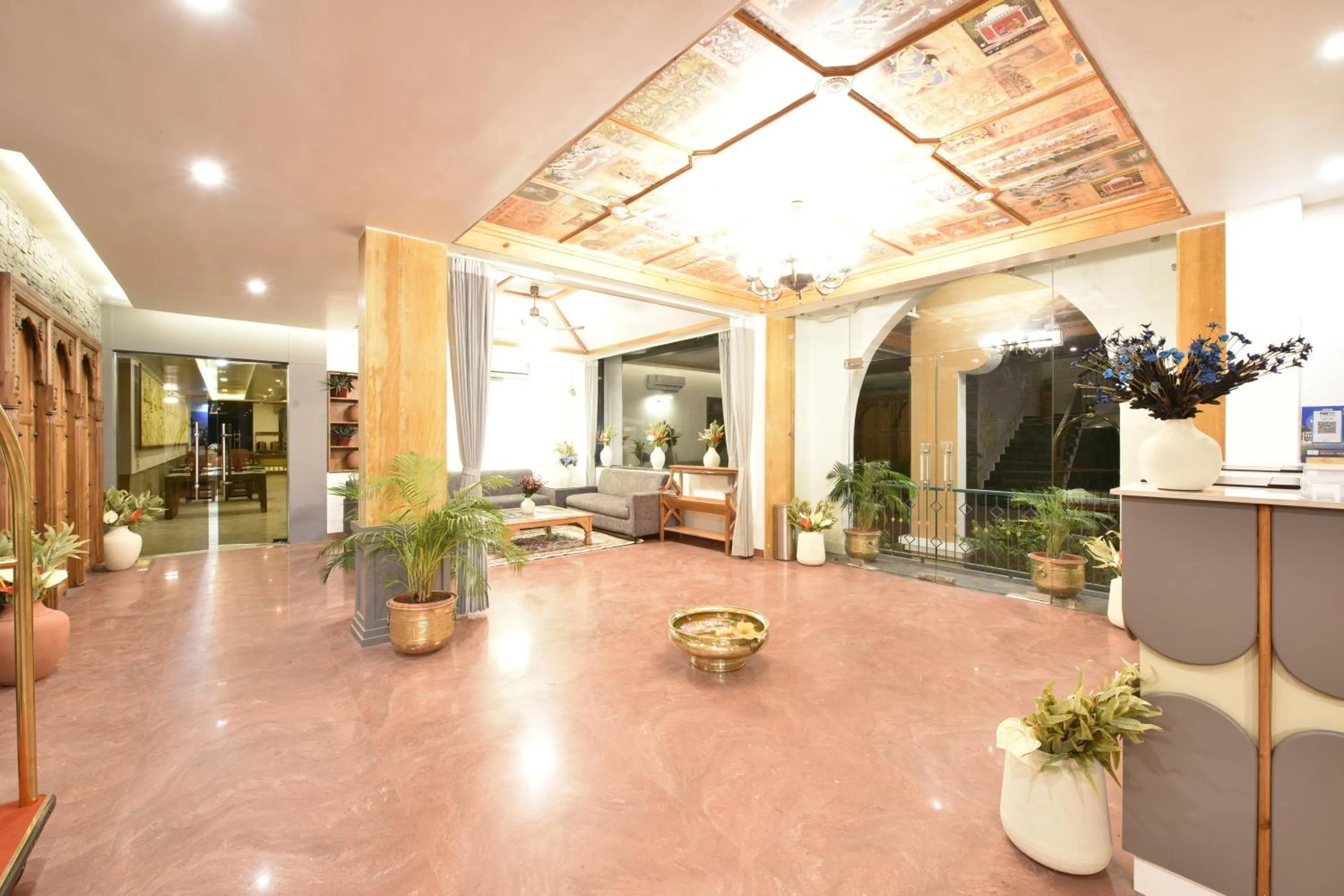 Lobby or reception in Tiaraa Lite A Ganges Retreat