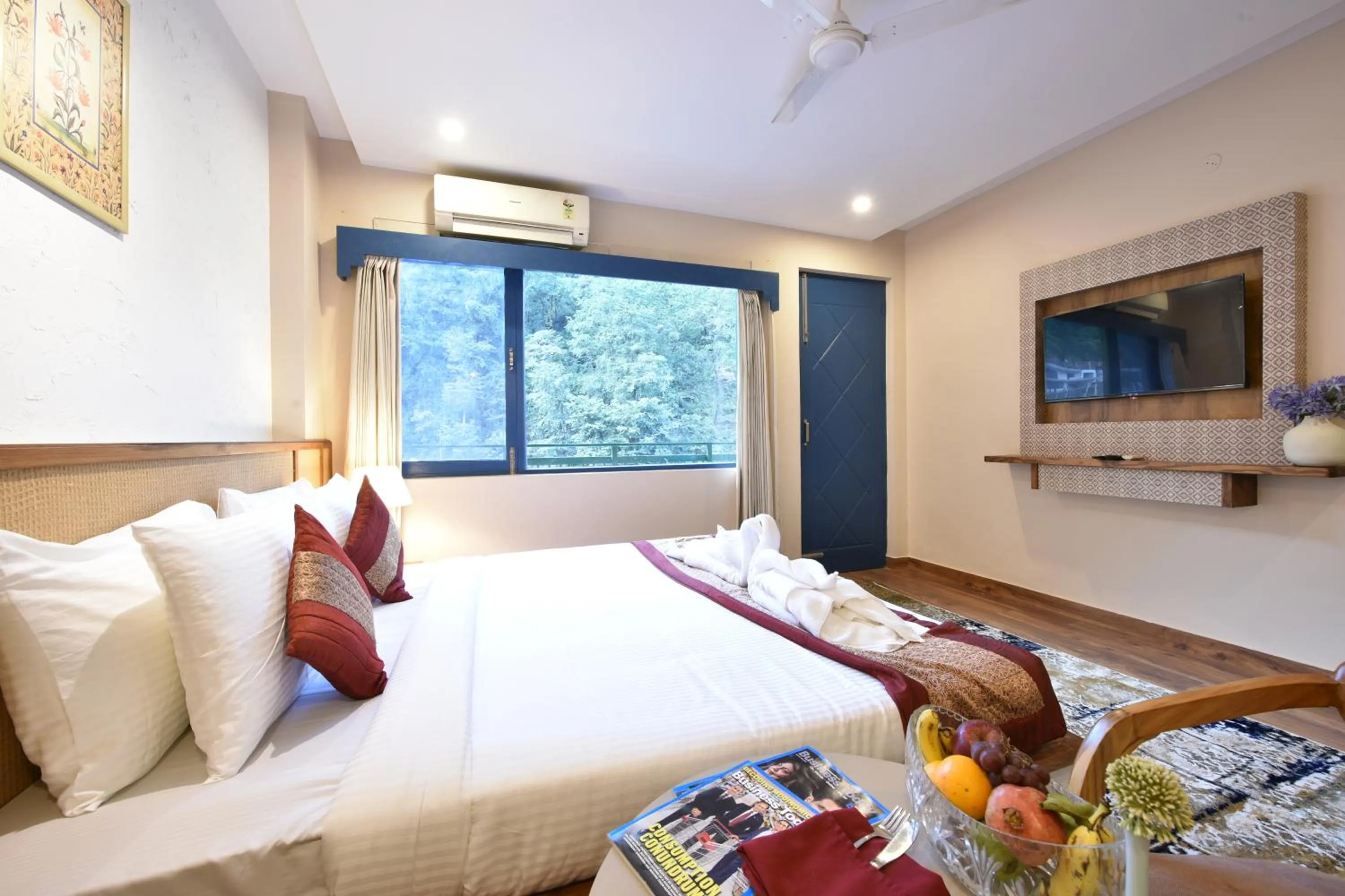 Bed in Tiaraa Lite A Ganges Retreat