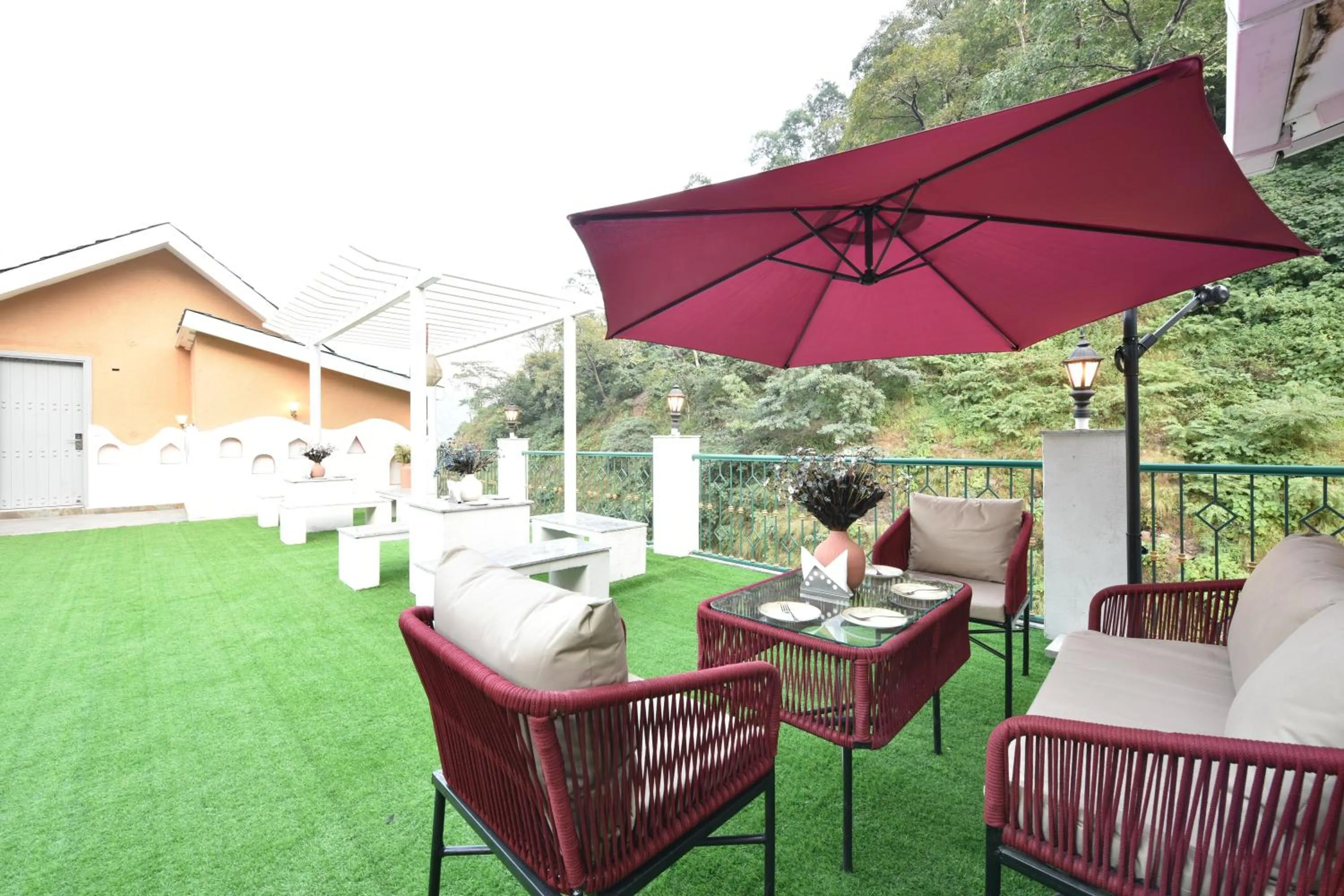 Patio in Tiaraa Lite A Ganges Retreat