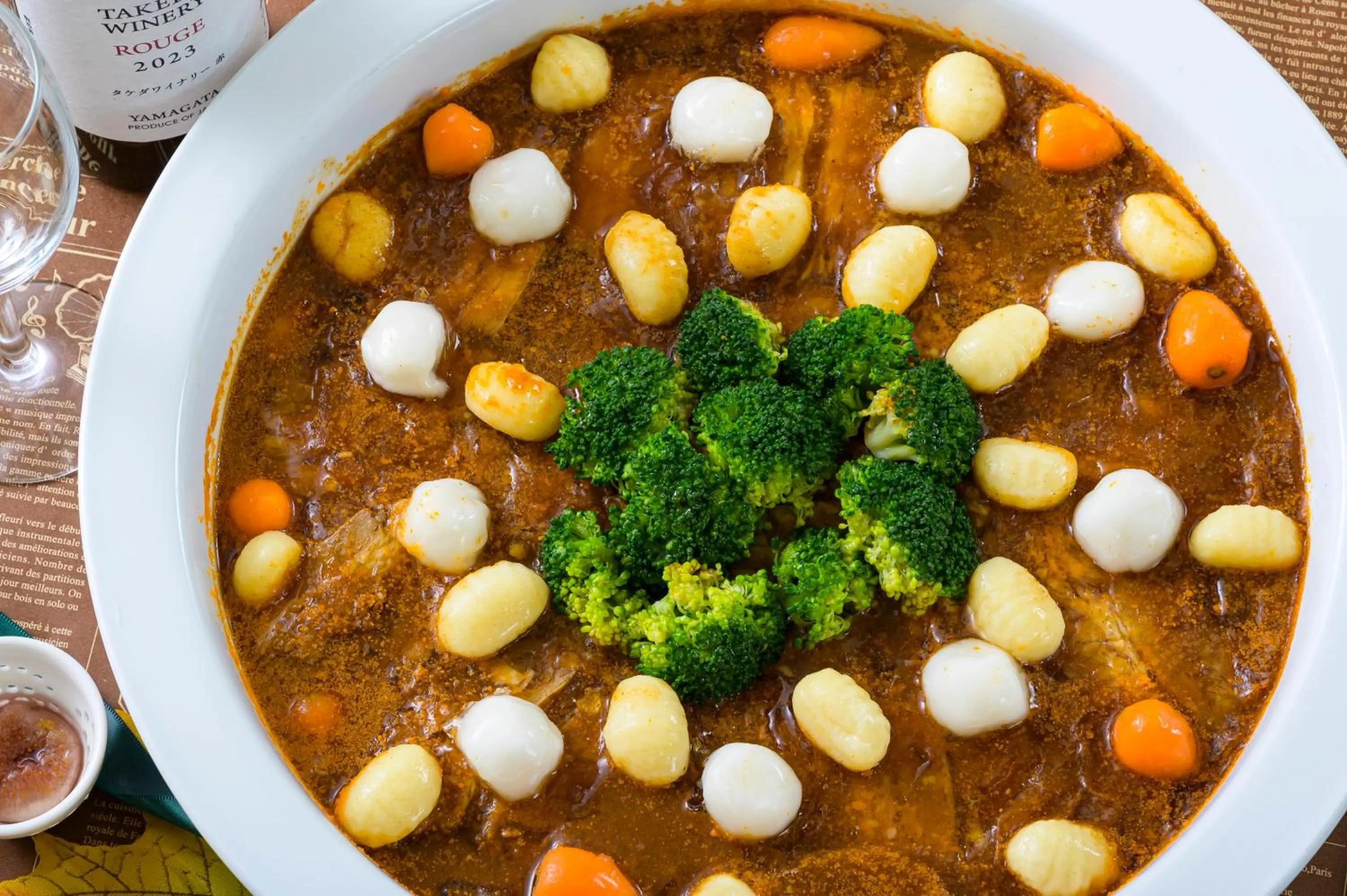 Food in Senkeien Tsukioka Hotel