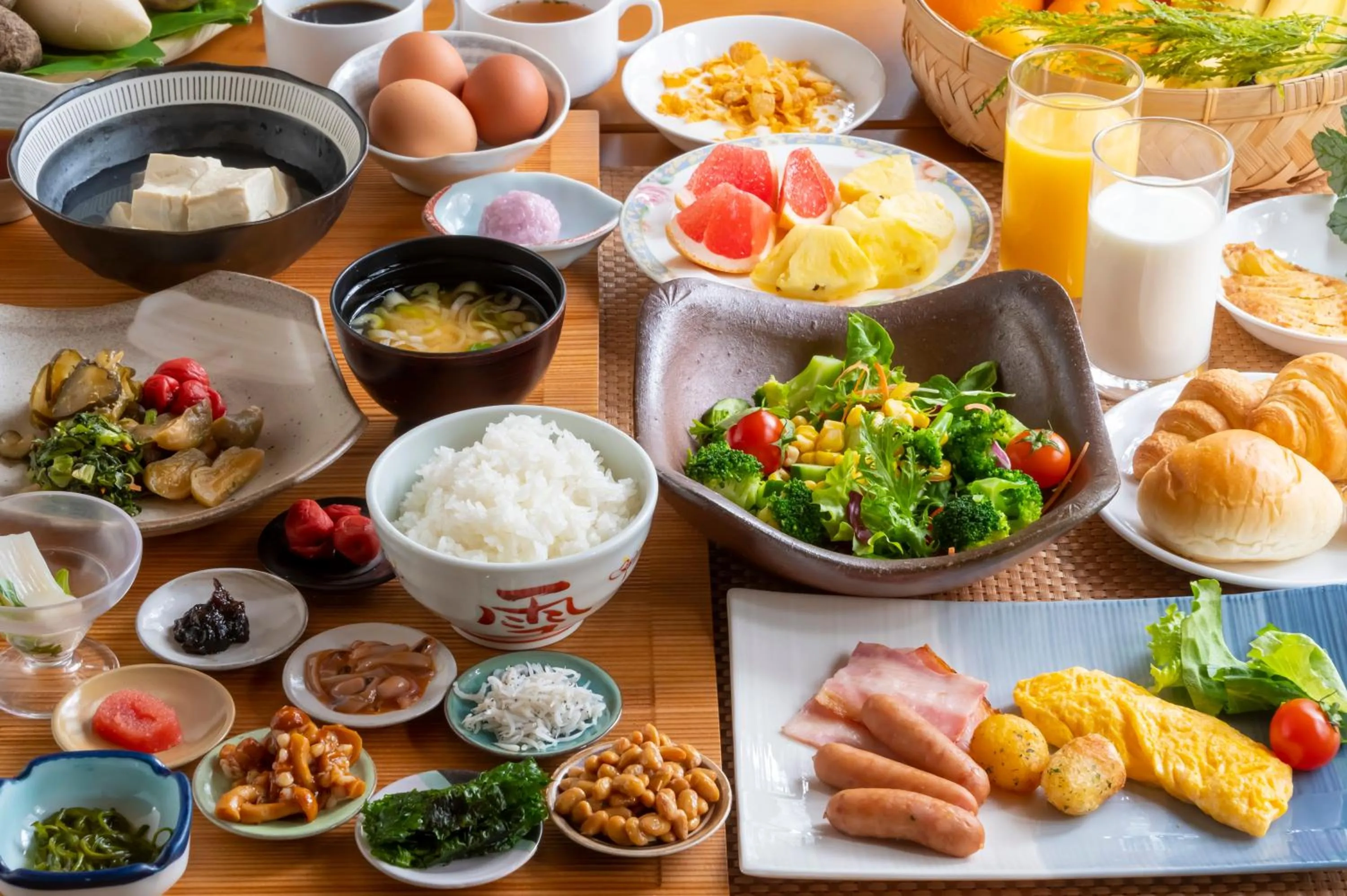 Food in Senkeien Tsukioka Hotel