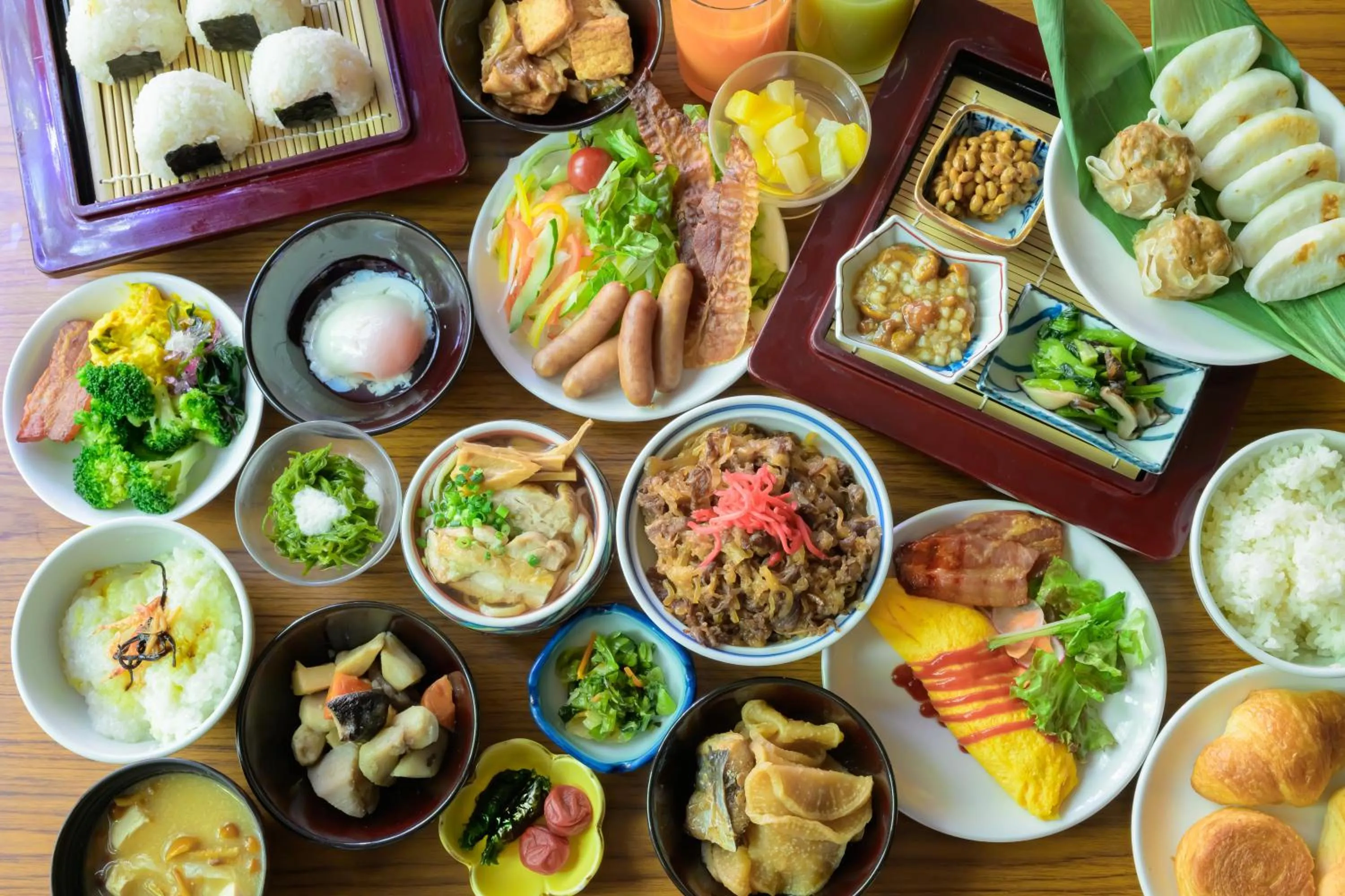 Breakfast in Senkeien Tsukioka Hotel